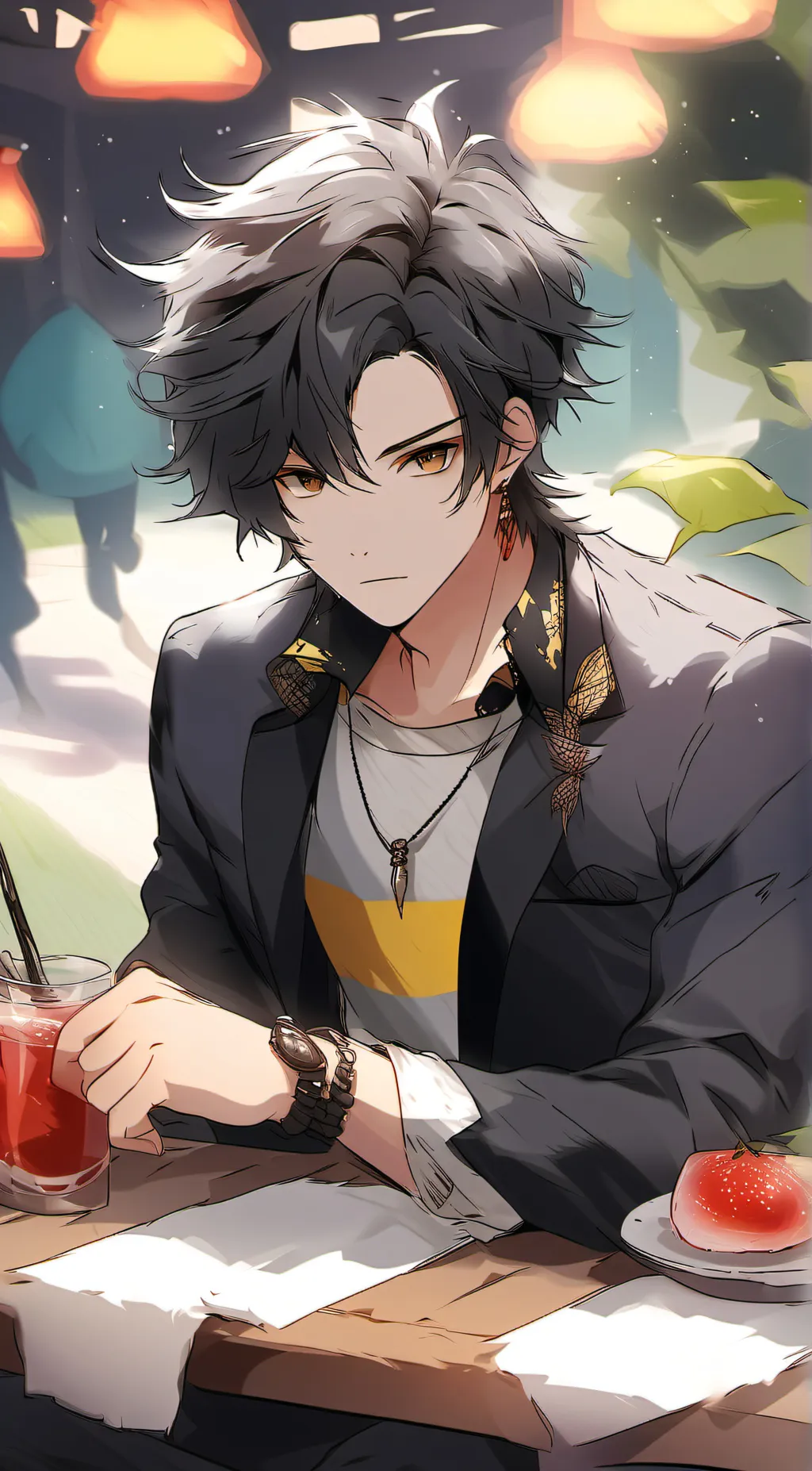 ai character: noah background