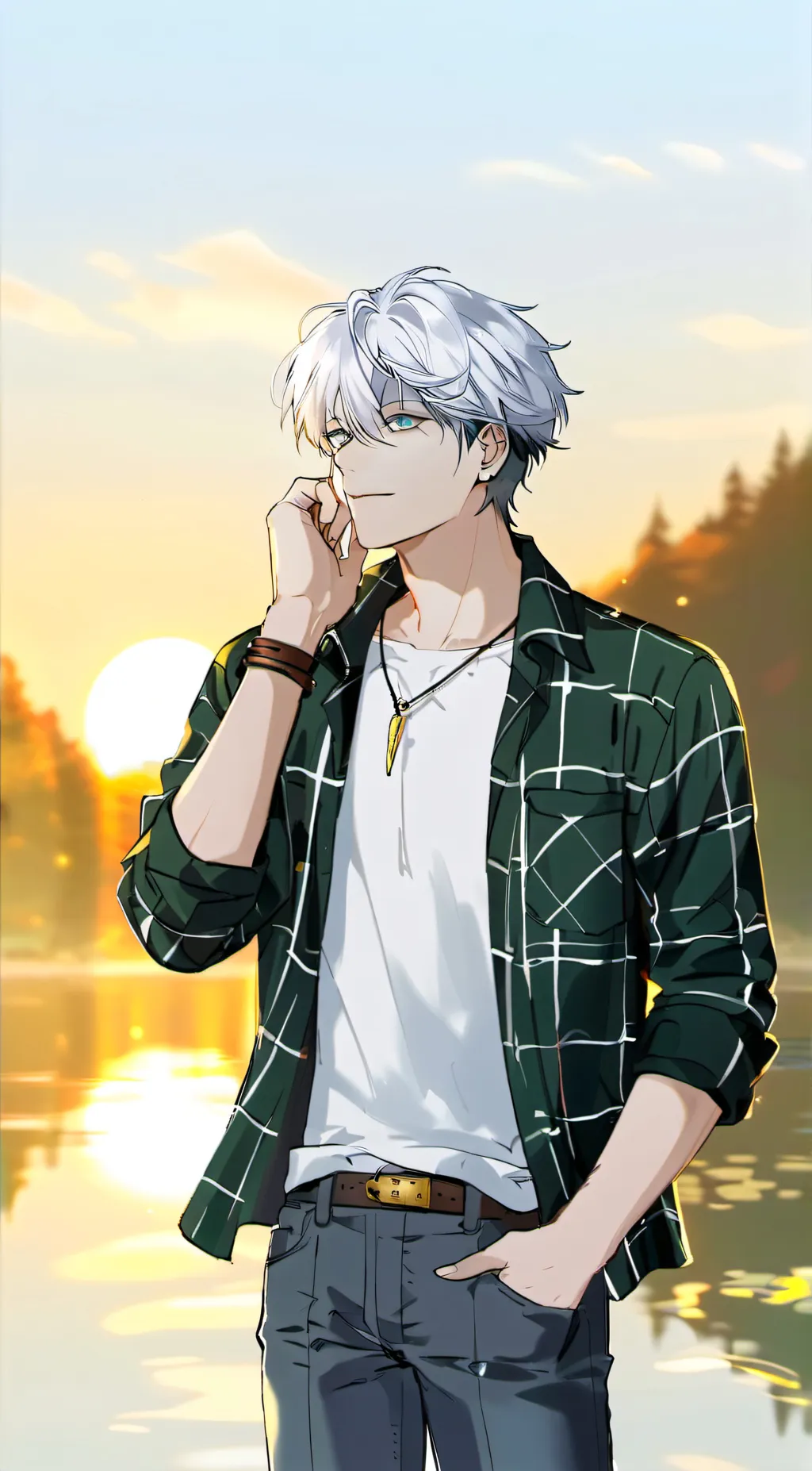 ai character: GOJOU background