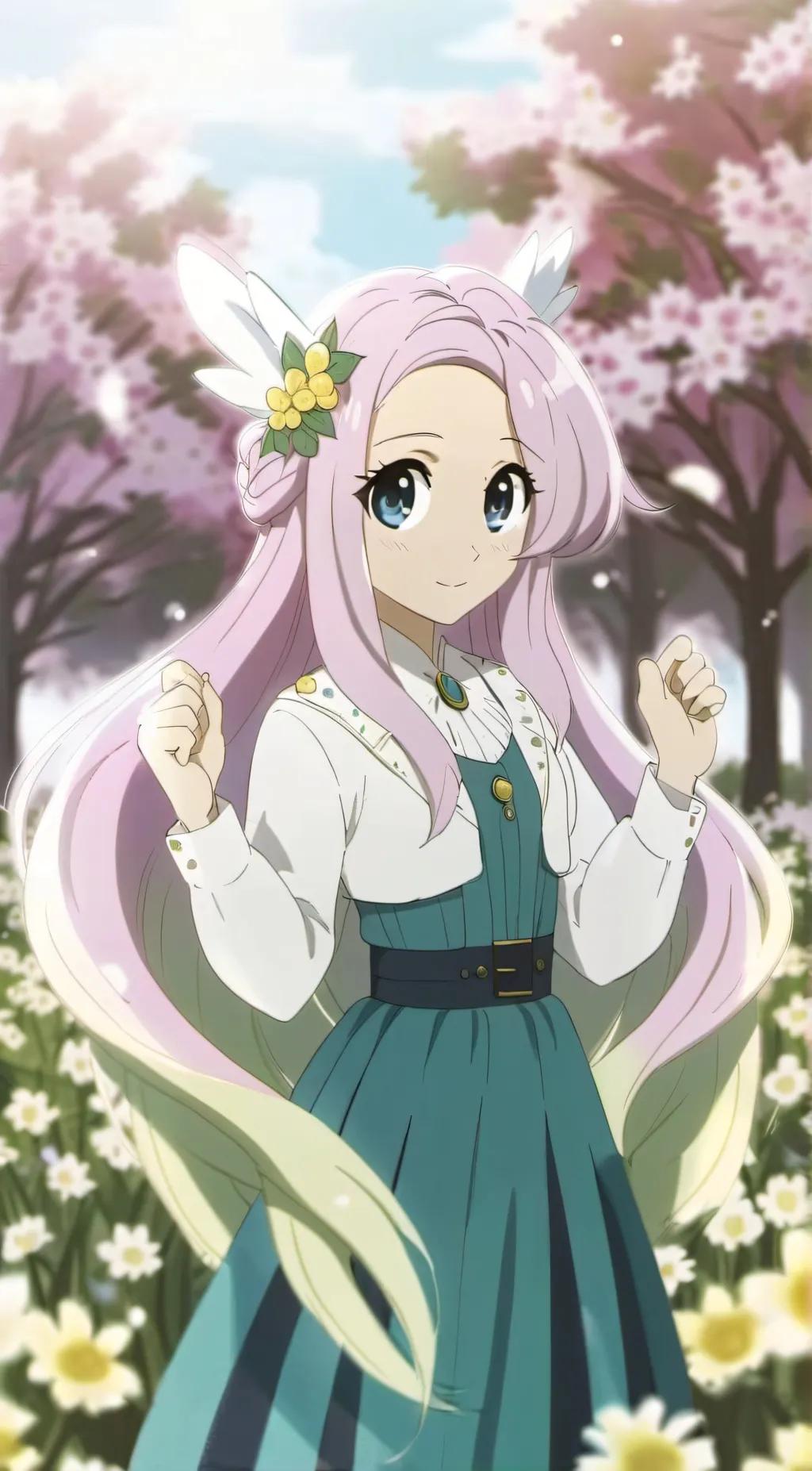 ai character: Fluttershy background