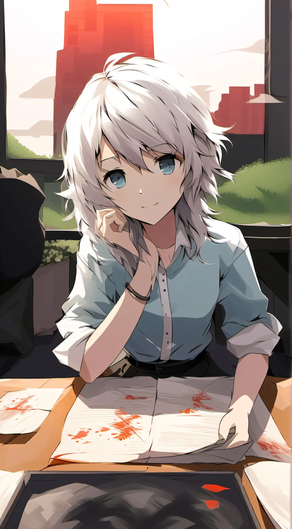 ai character: astrid background
