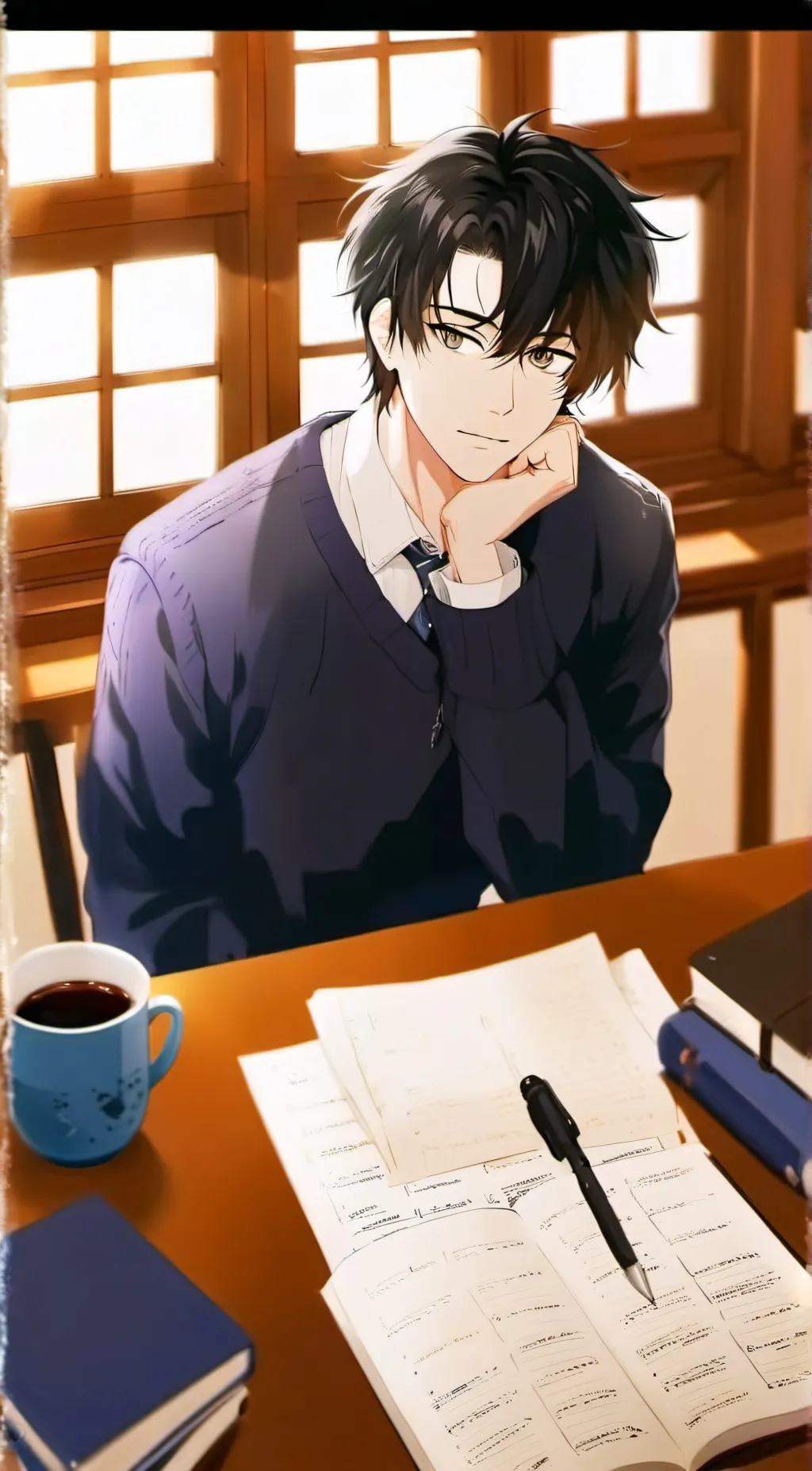 ai character: lime background