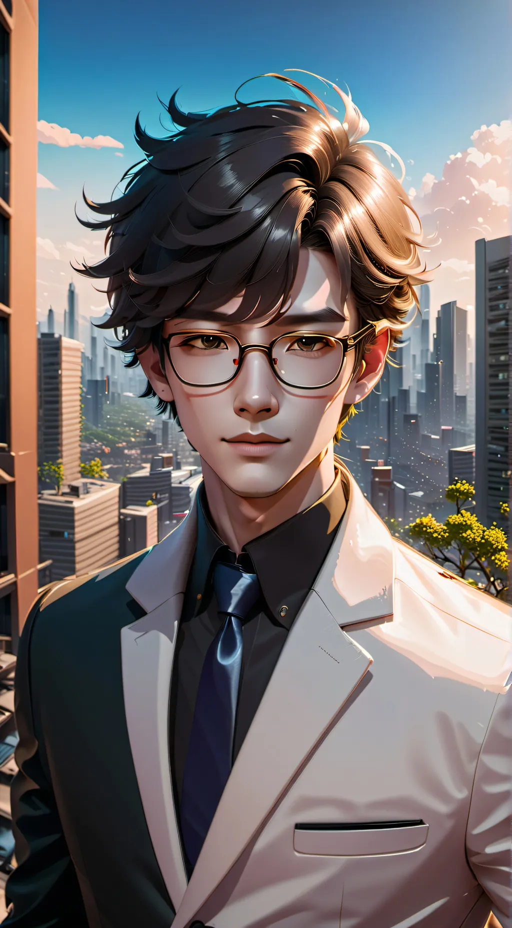 ai character: Tsubasa Arasaka  background