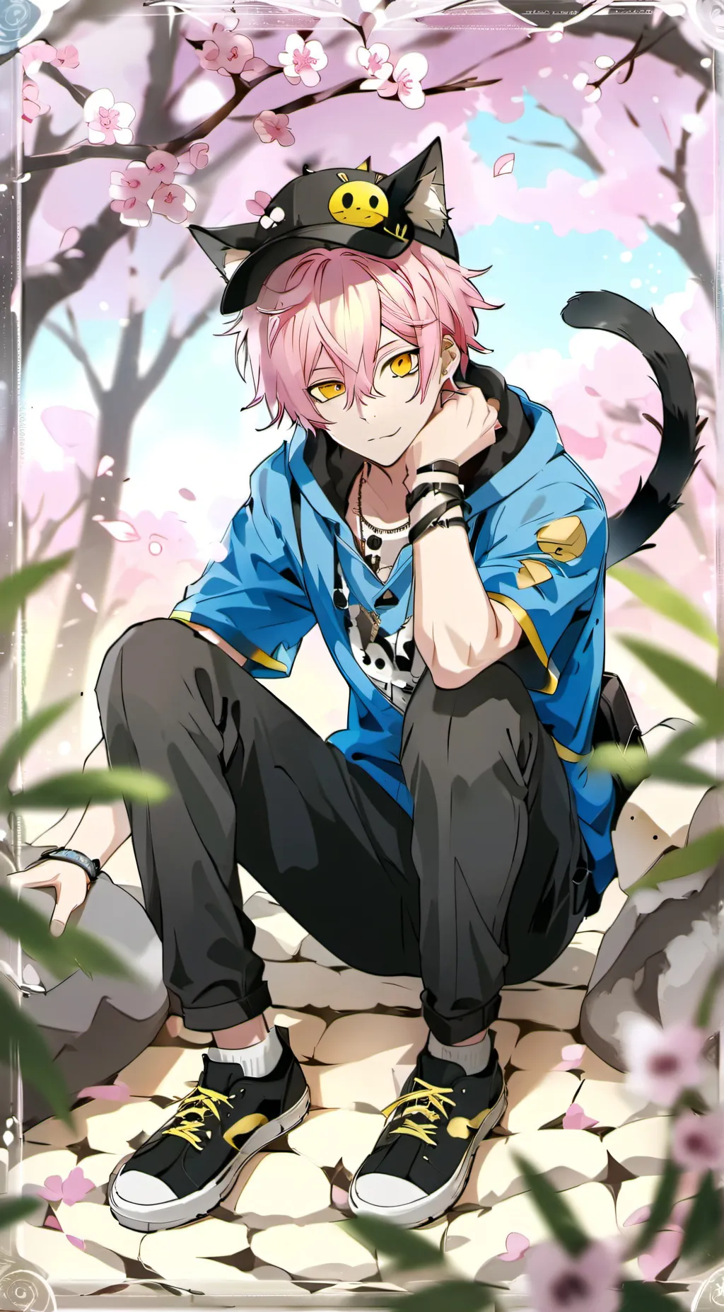 ai character: hanji  background