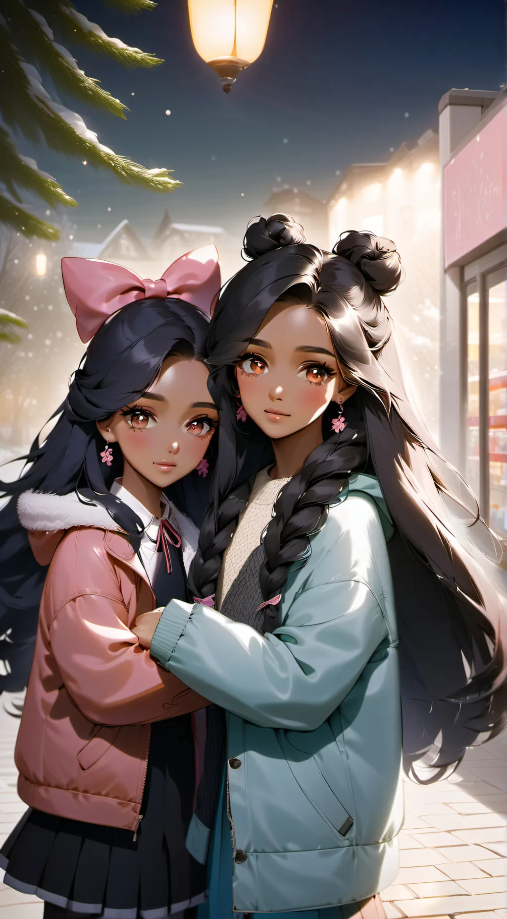 ai character: Step Sisters background