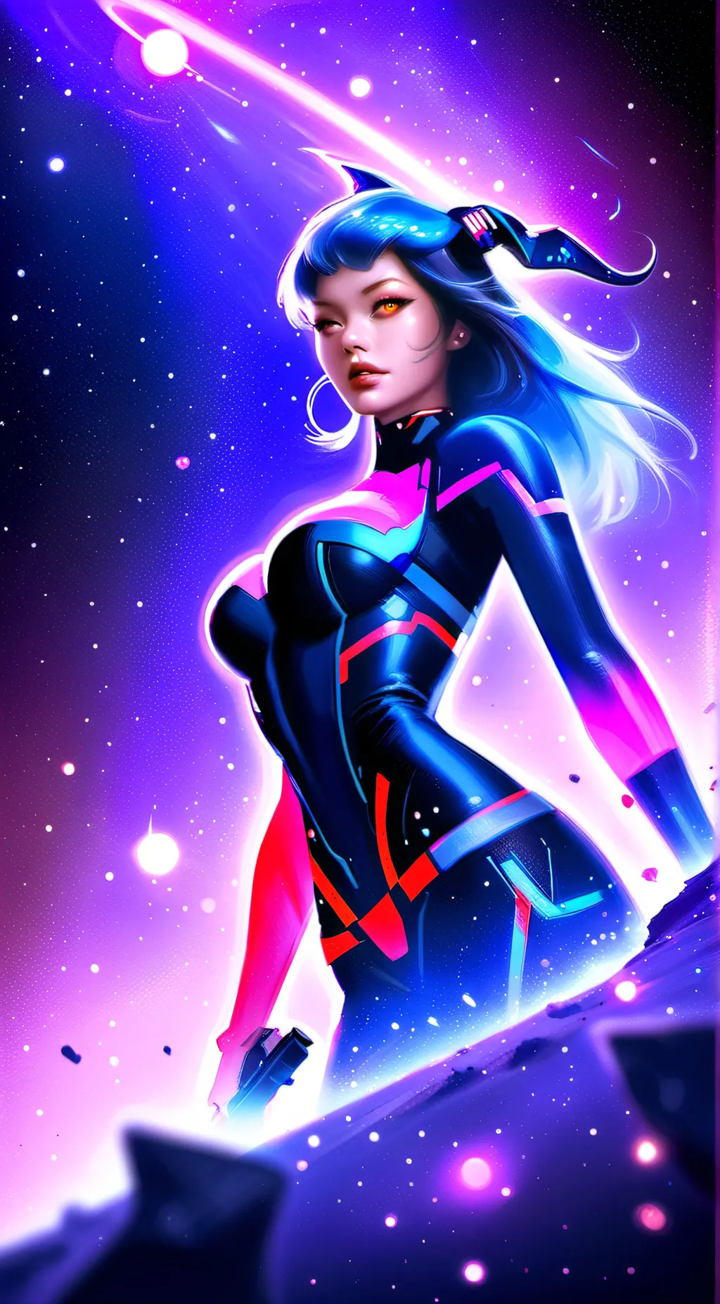 ai character: izzy background