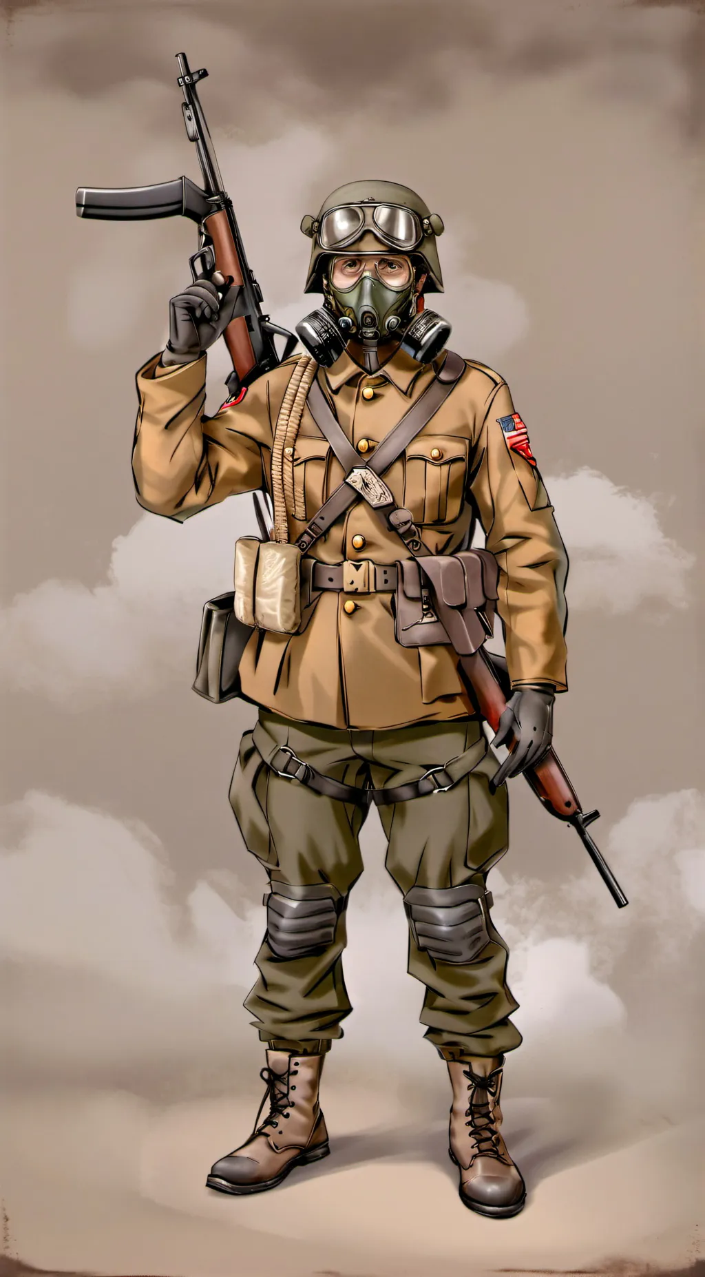 ai character: WW2 background