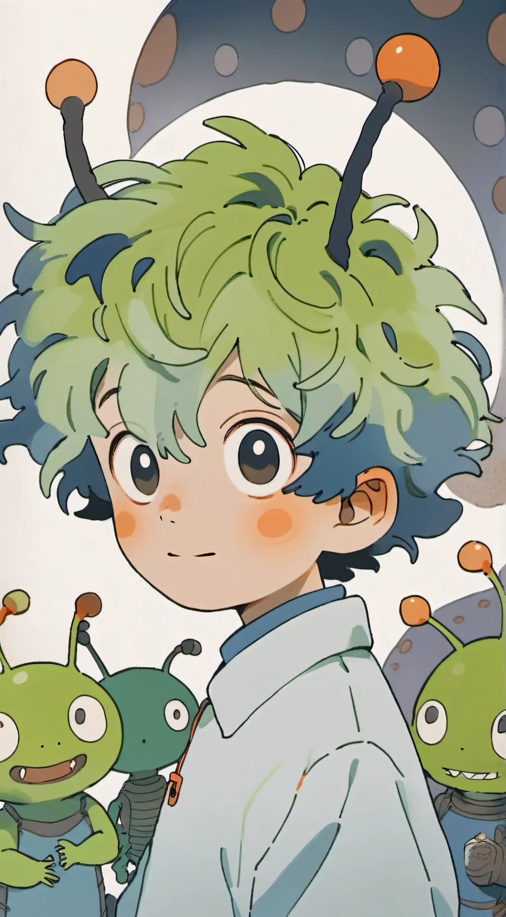 ai character: Saturn background