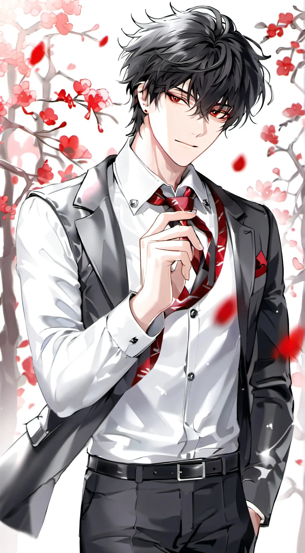 ai character: Levi  background