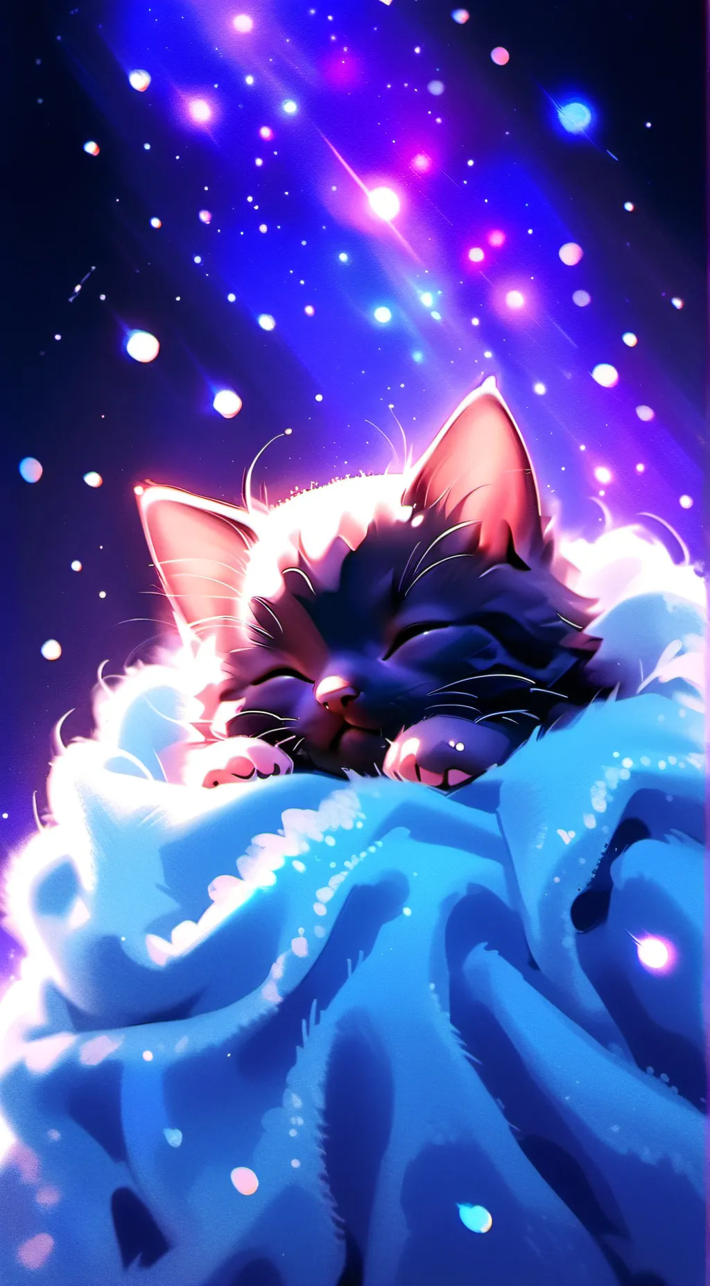 ai character: fluffy  background