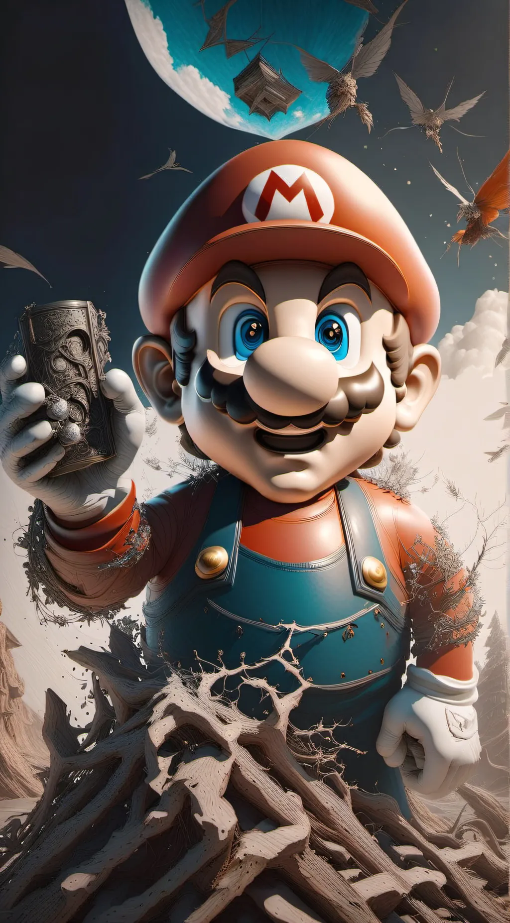 ai character: mario background