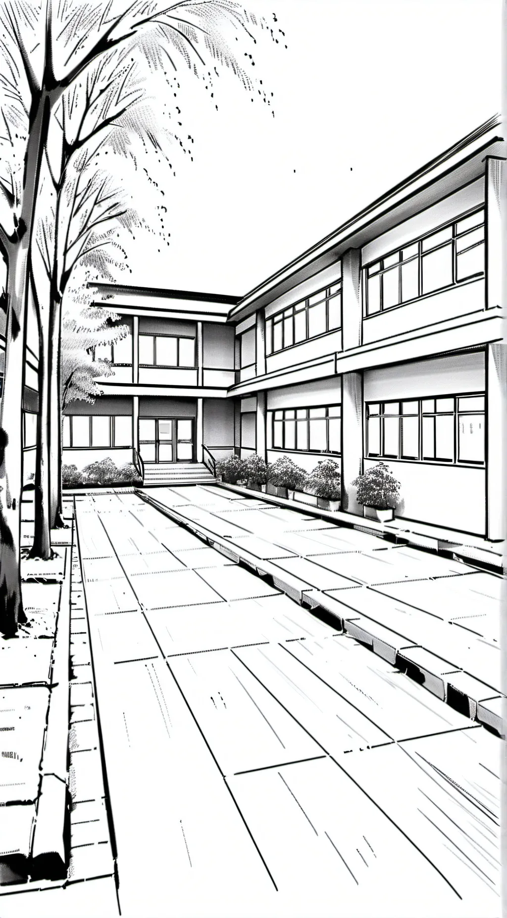 ai character: Only Boy school background