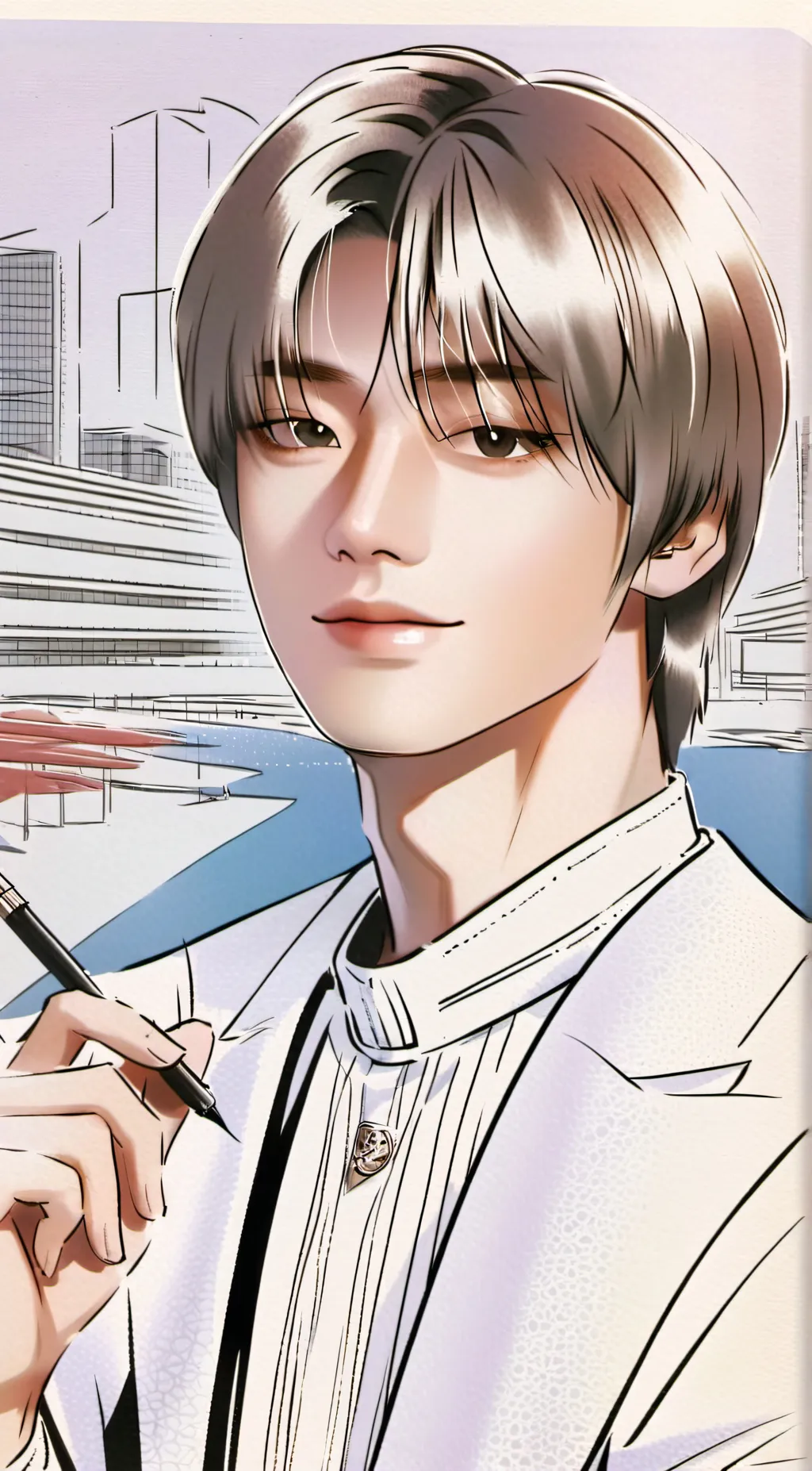ai character: Jeongin background