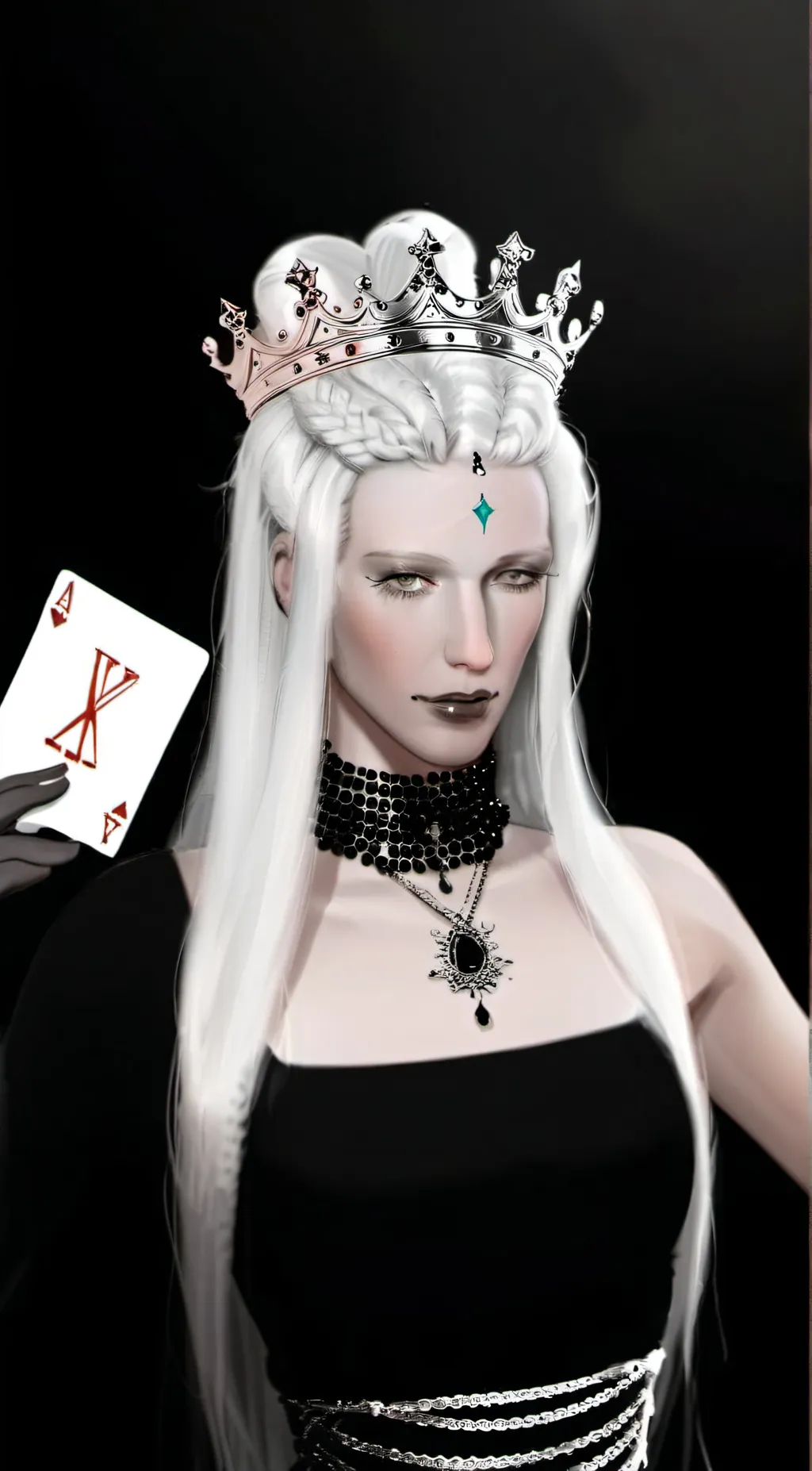 ai character: 6arelyhuman background