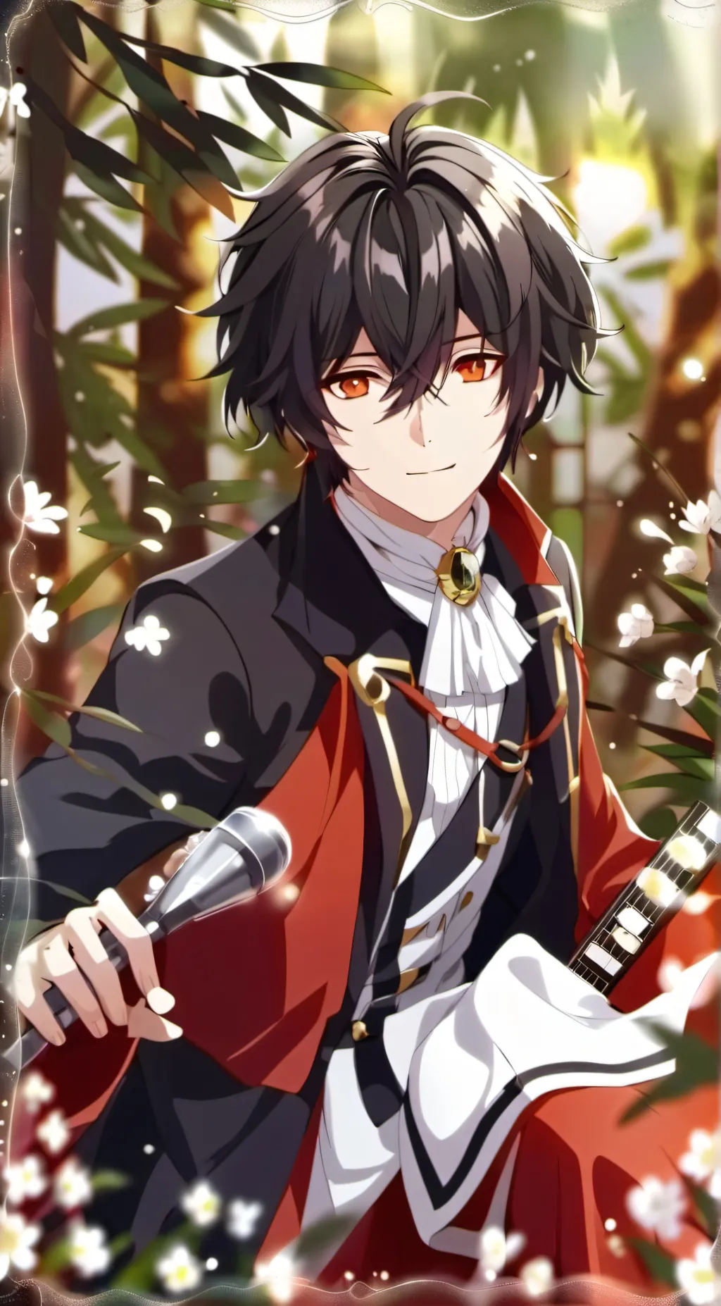 ai character: yandere kny neko background