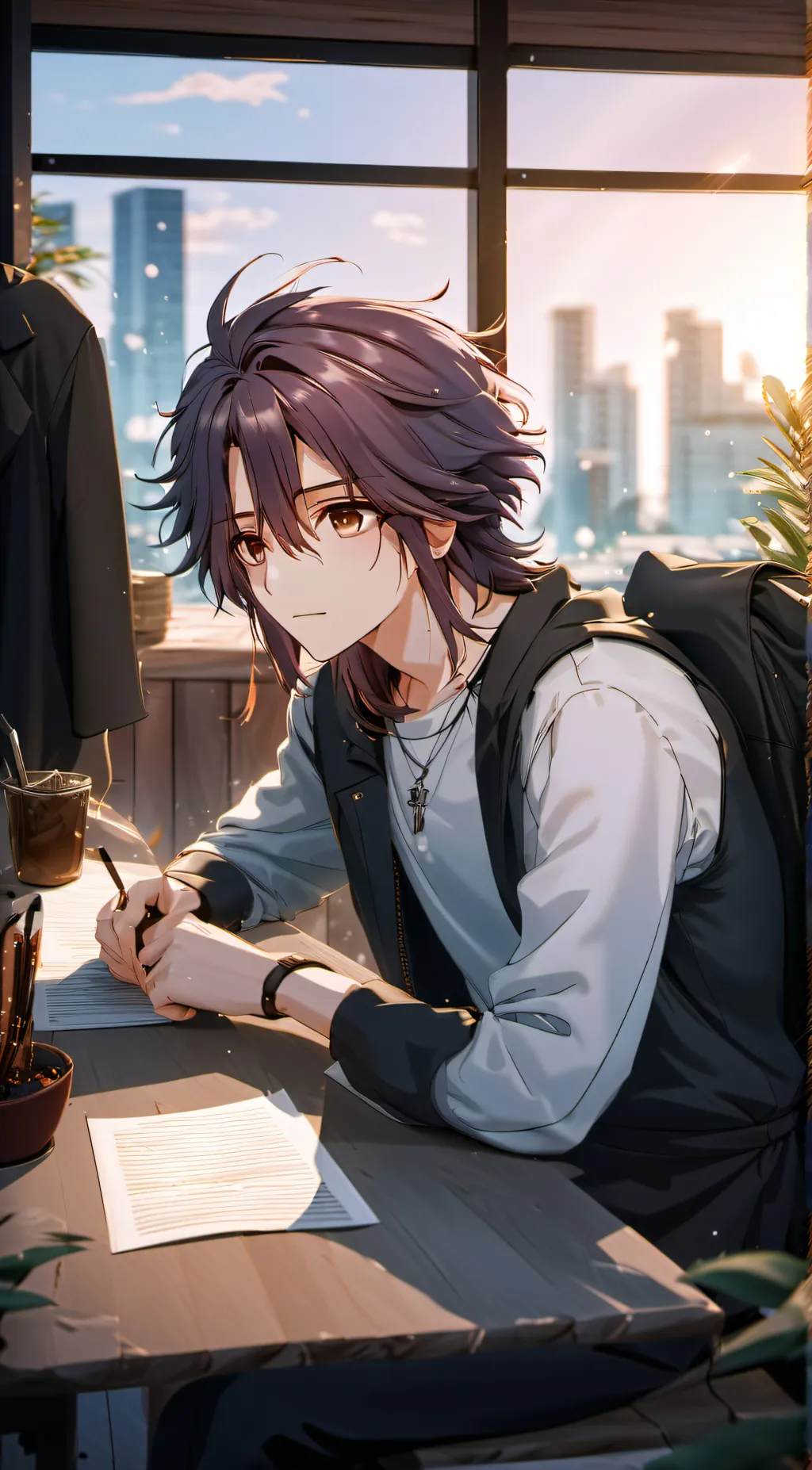 ai character: hashria  background