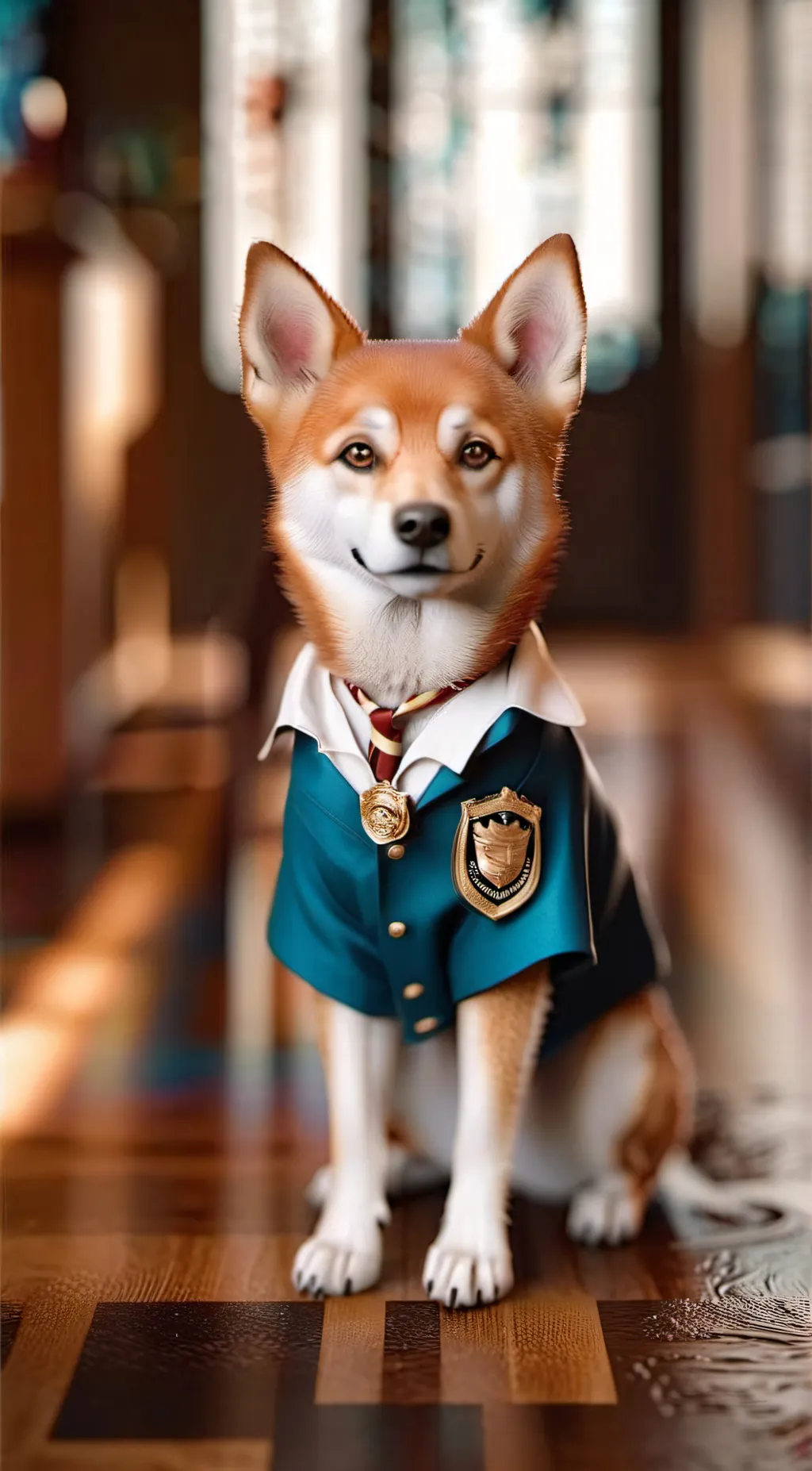 ai character: shiba enu at pupac background