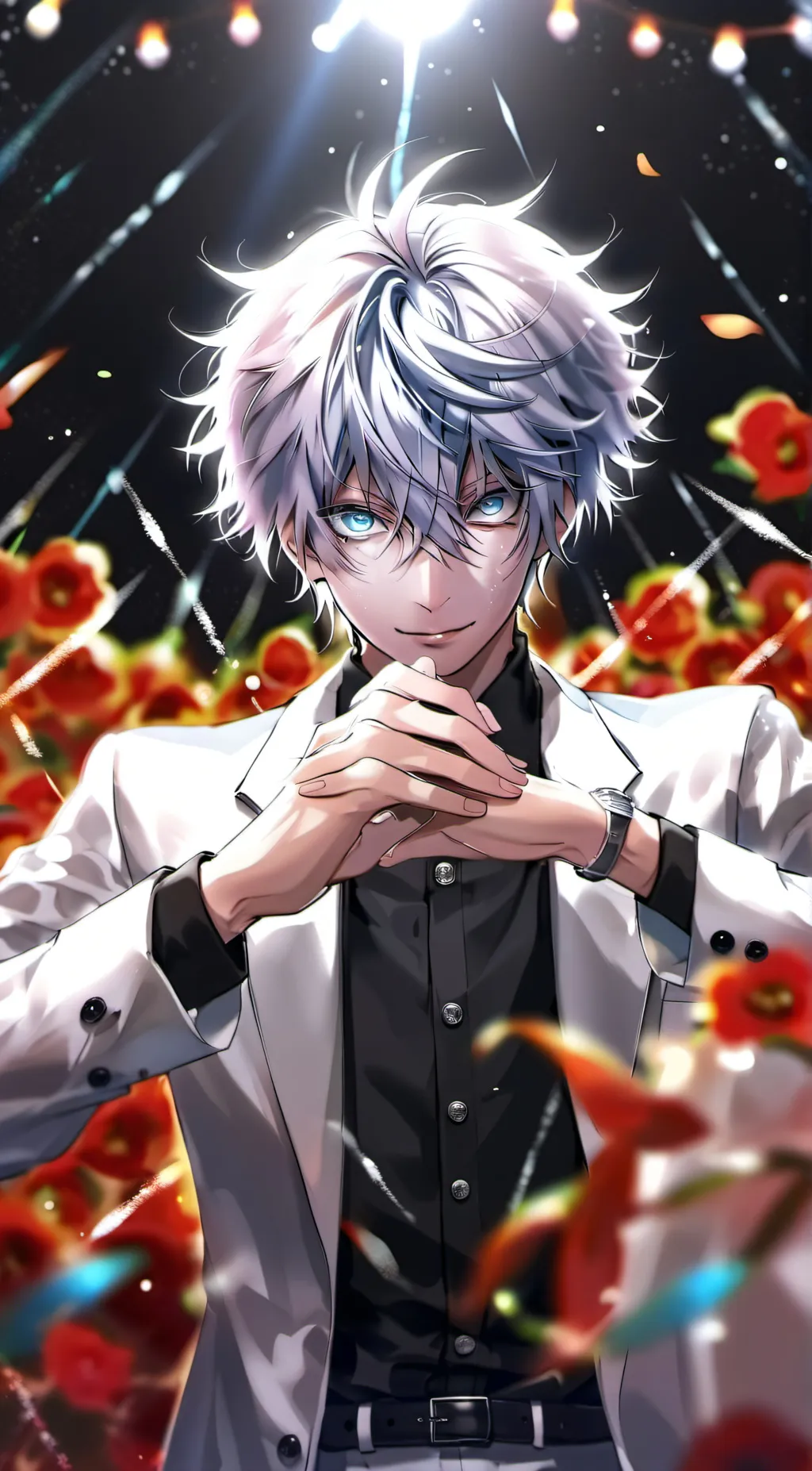 ai character: Saturo Gojo background