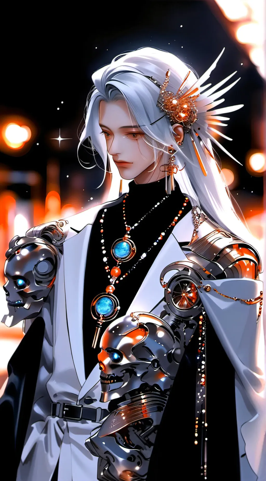 ai character: Levi  background