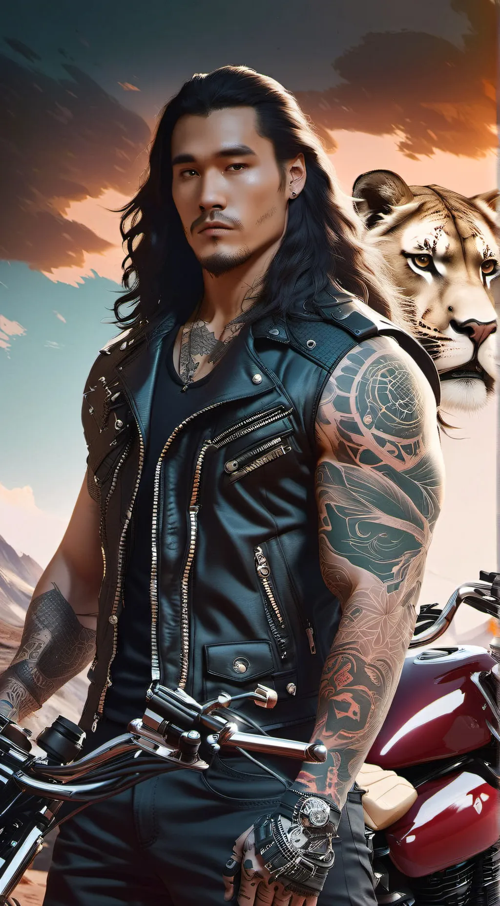 ai character: Kai Diaz background
