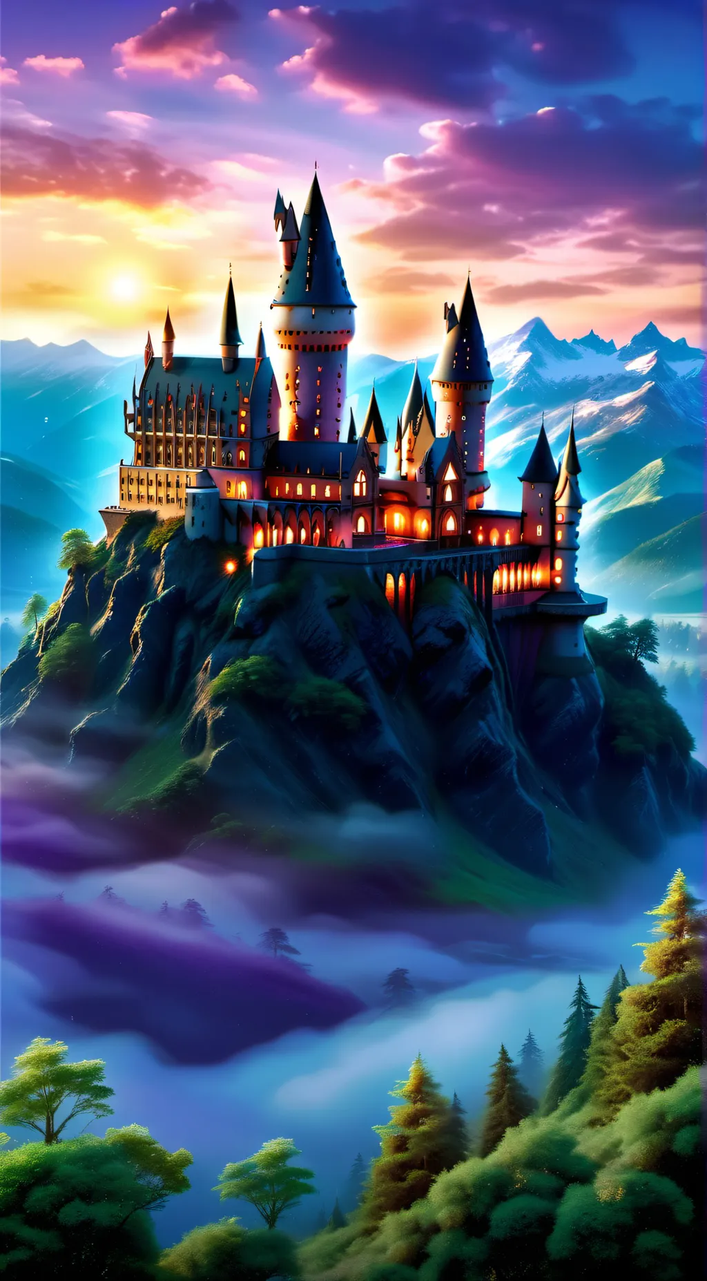 ai character: Hogwarts (zombie)  background