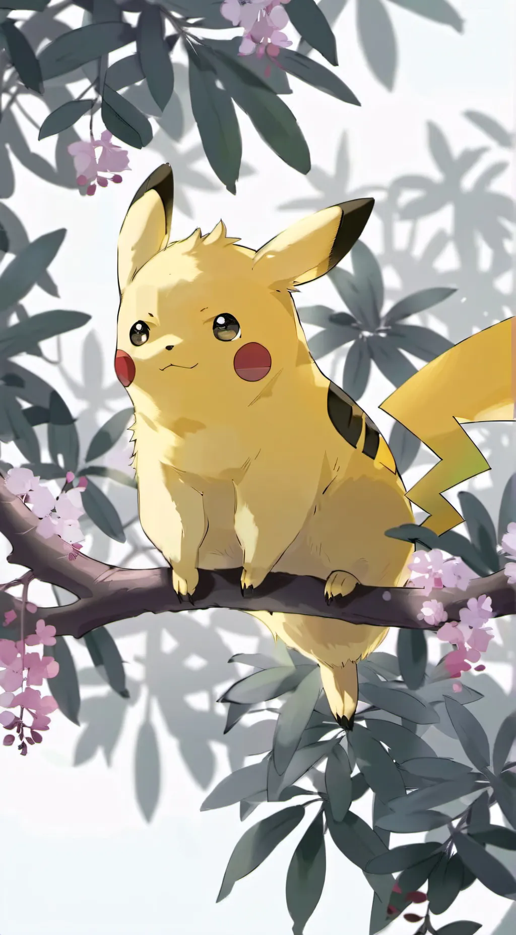 ai character: Pikachu background