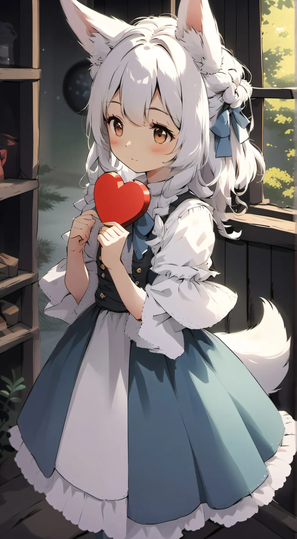 ai character: Foxy background