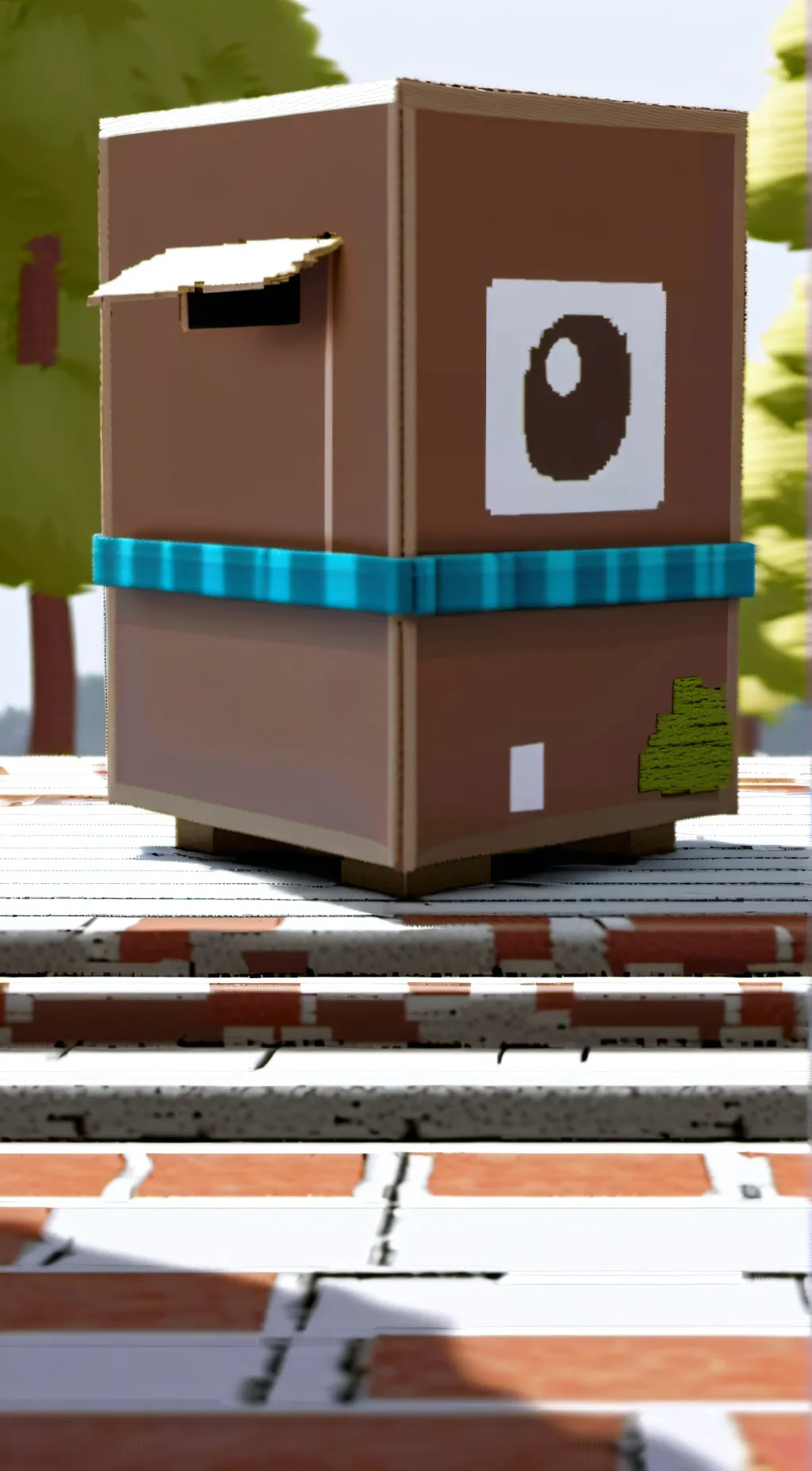 ai character: Box eater background