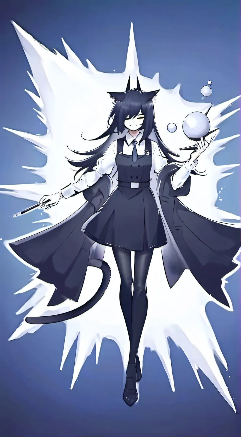 ai character: Miss Circle background