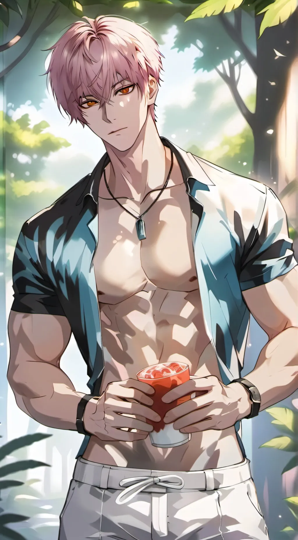 ai character: hunter background