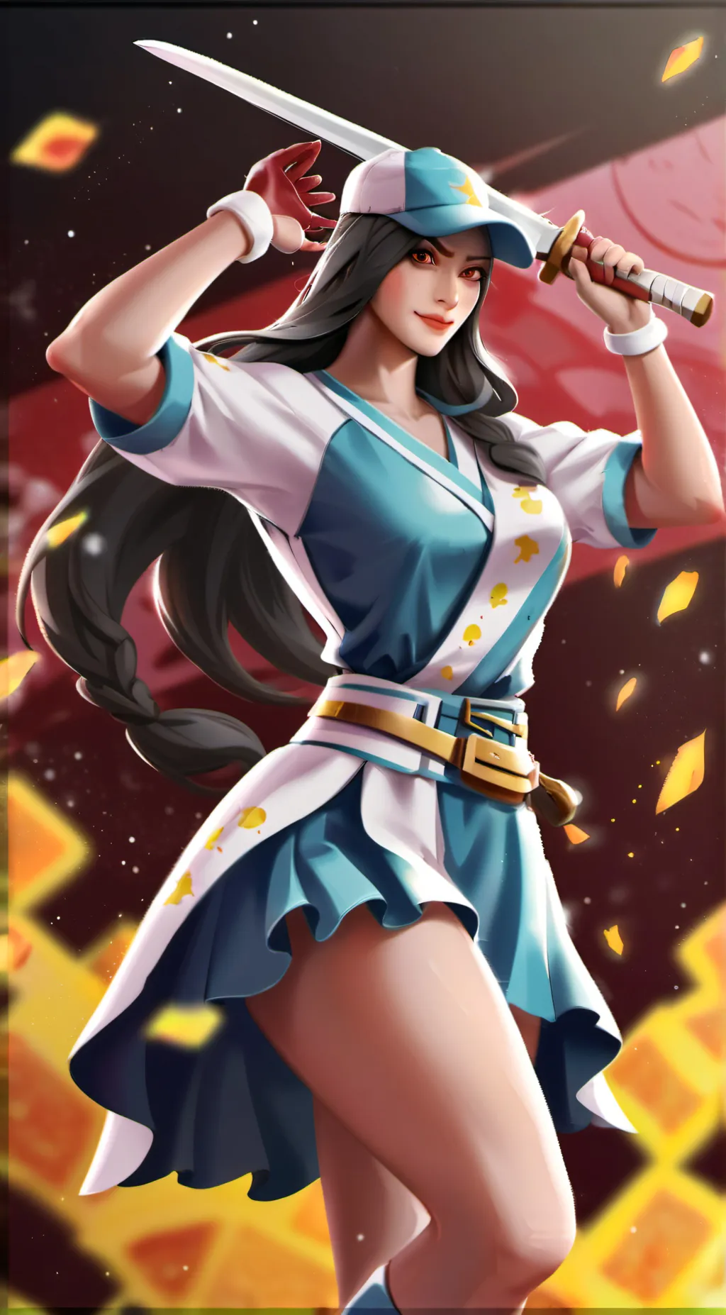 ai character: Ruby background