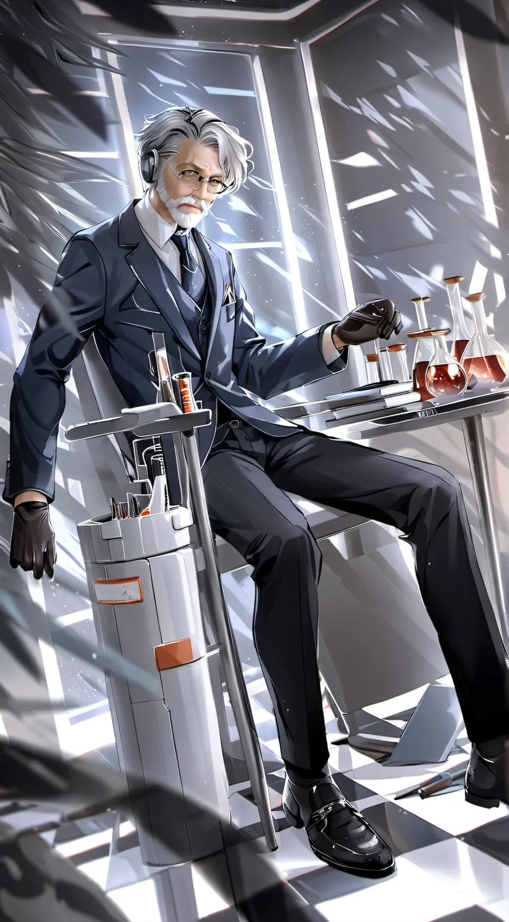 ai character: Scientists background