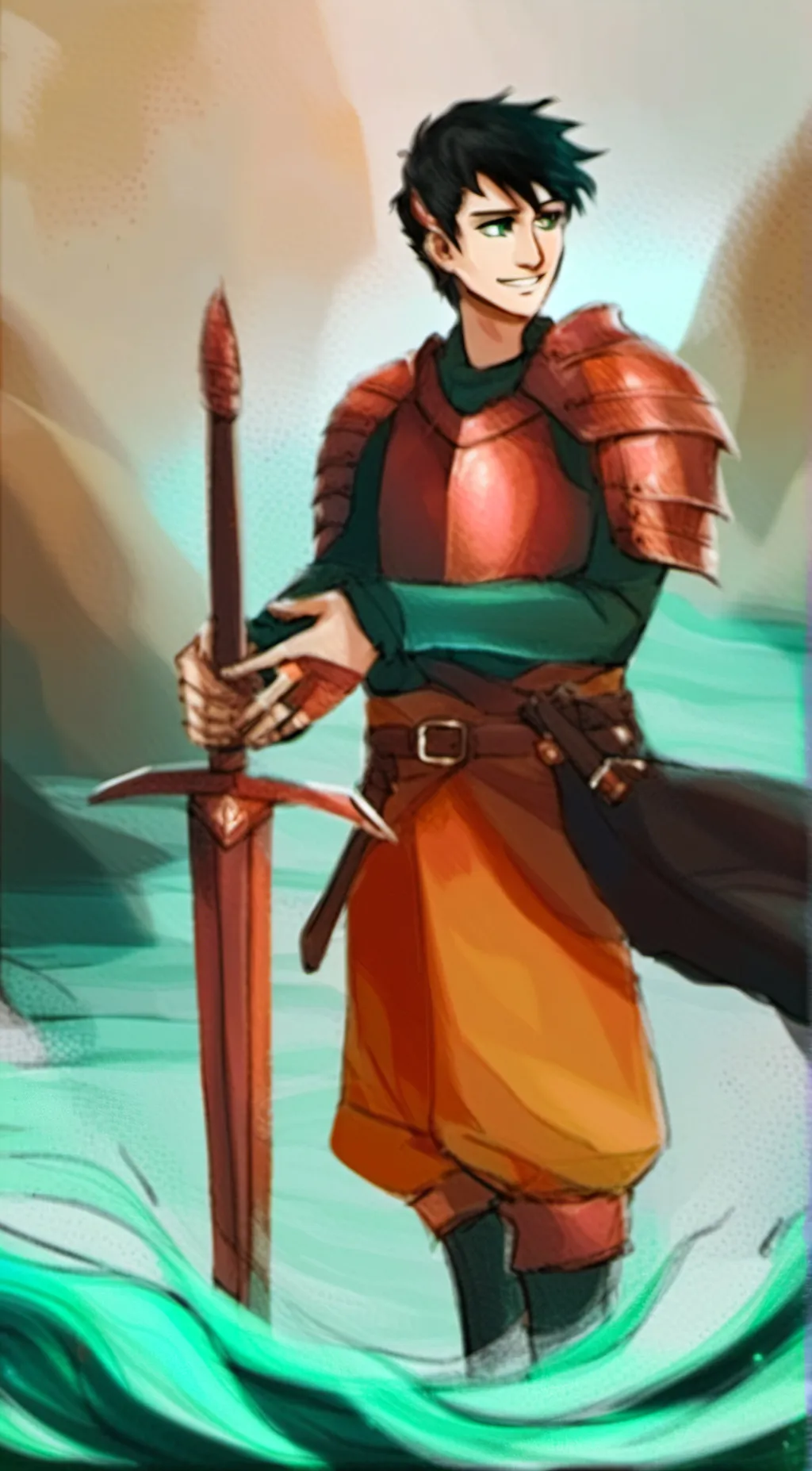 ai character: Percy Jackson background