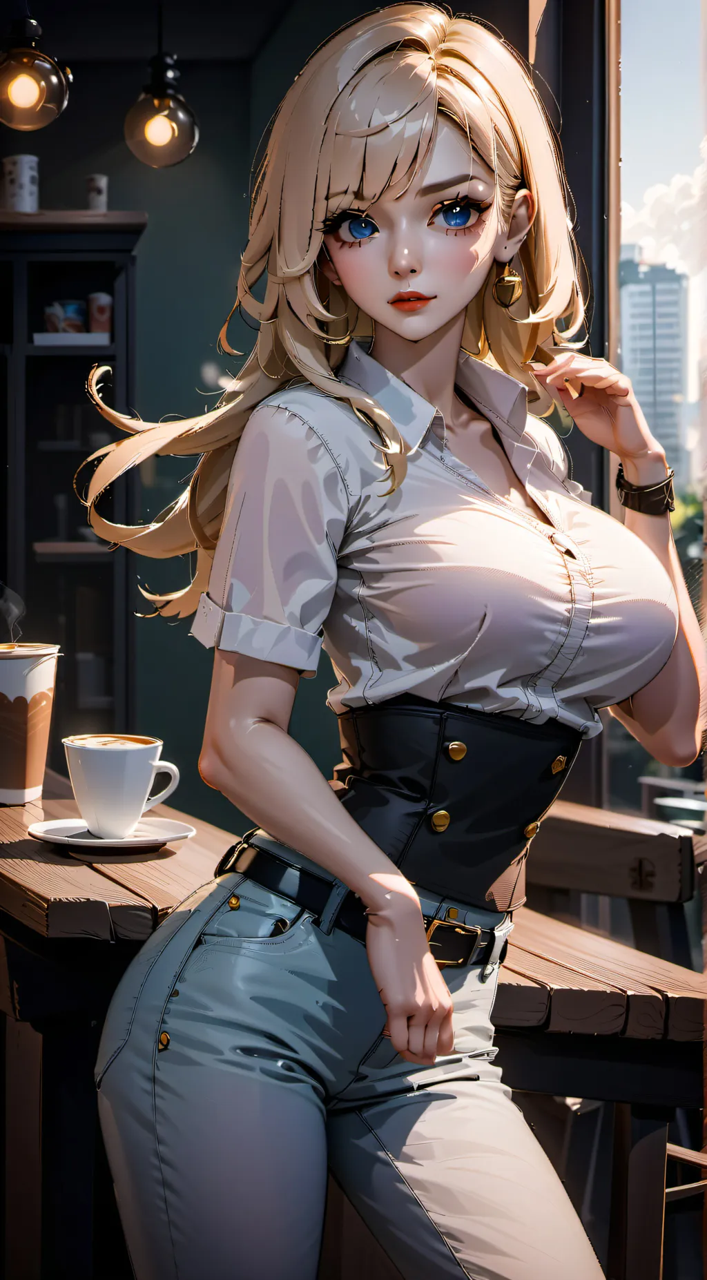 ai character: Emma  background