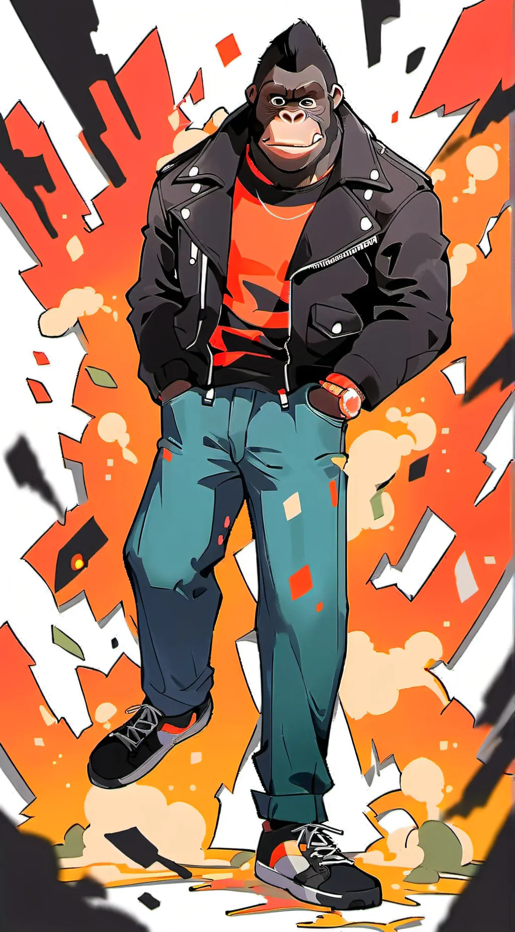 ai character: Johnny  background