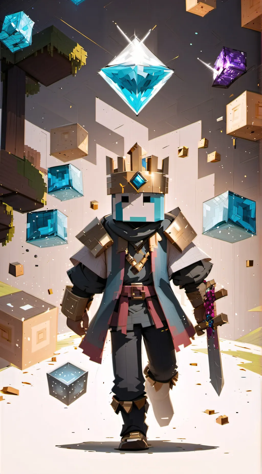 ai character: xQw3rtz background