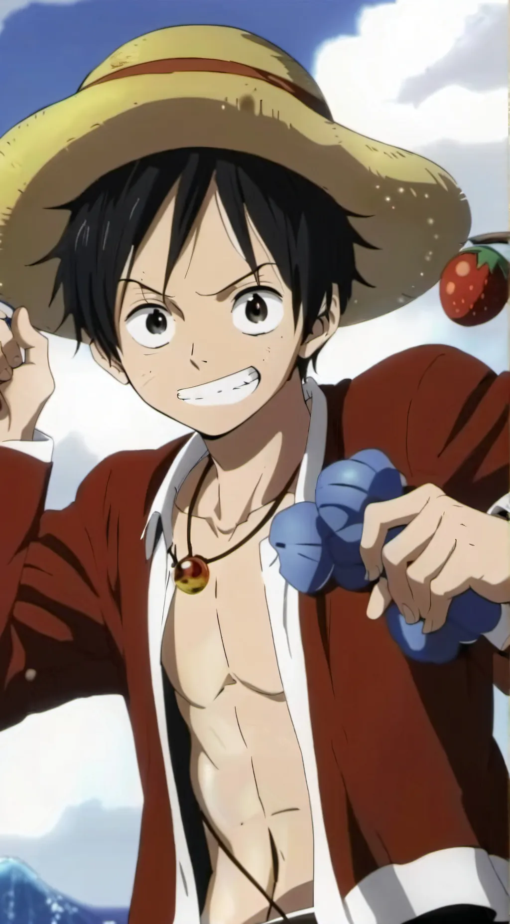 ai character: Monkey.D.Luffy background
