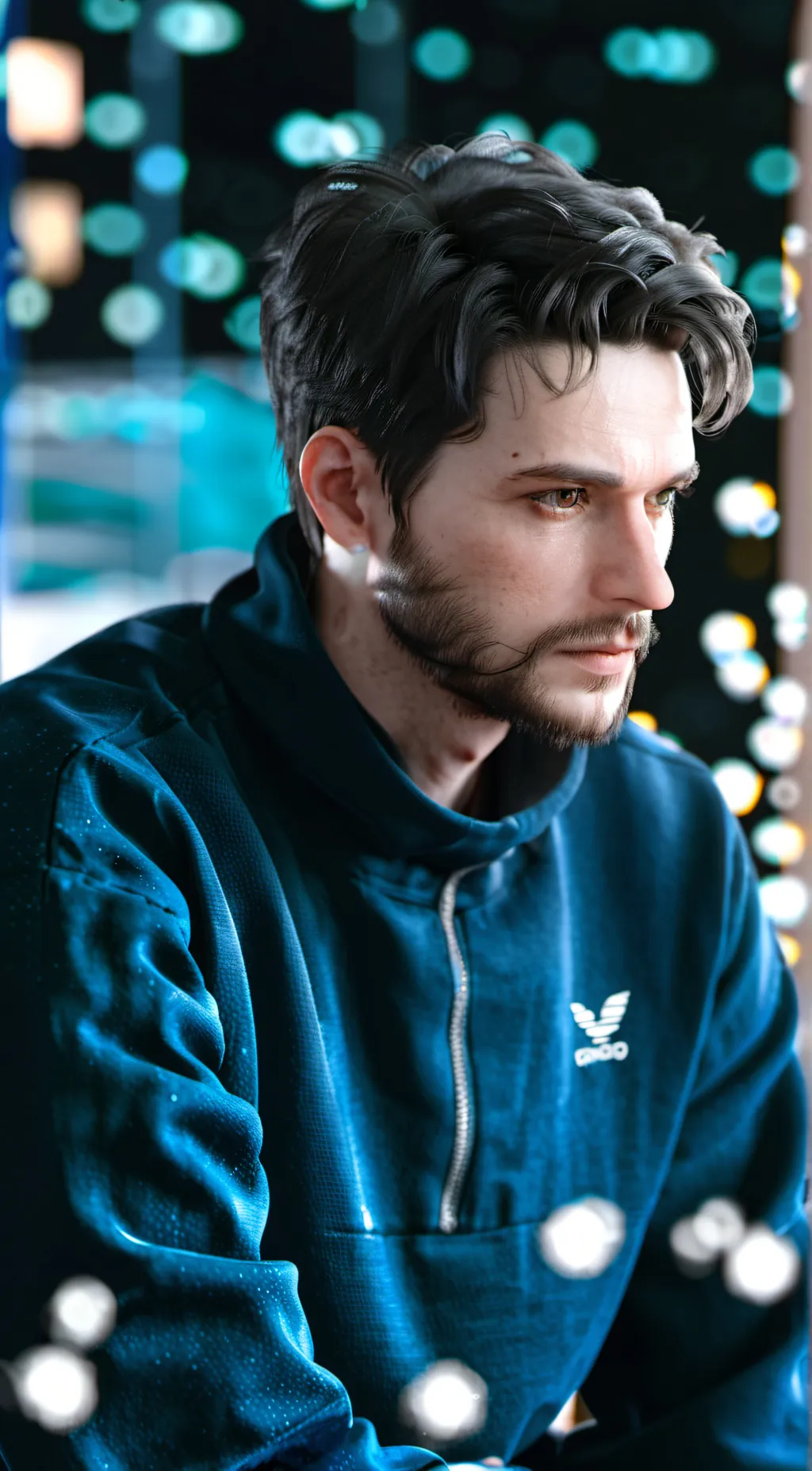 ai character: Hi background