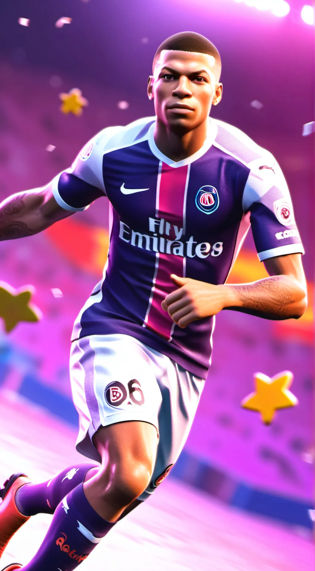ai character: Kylian Mbappe background