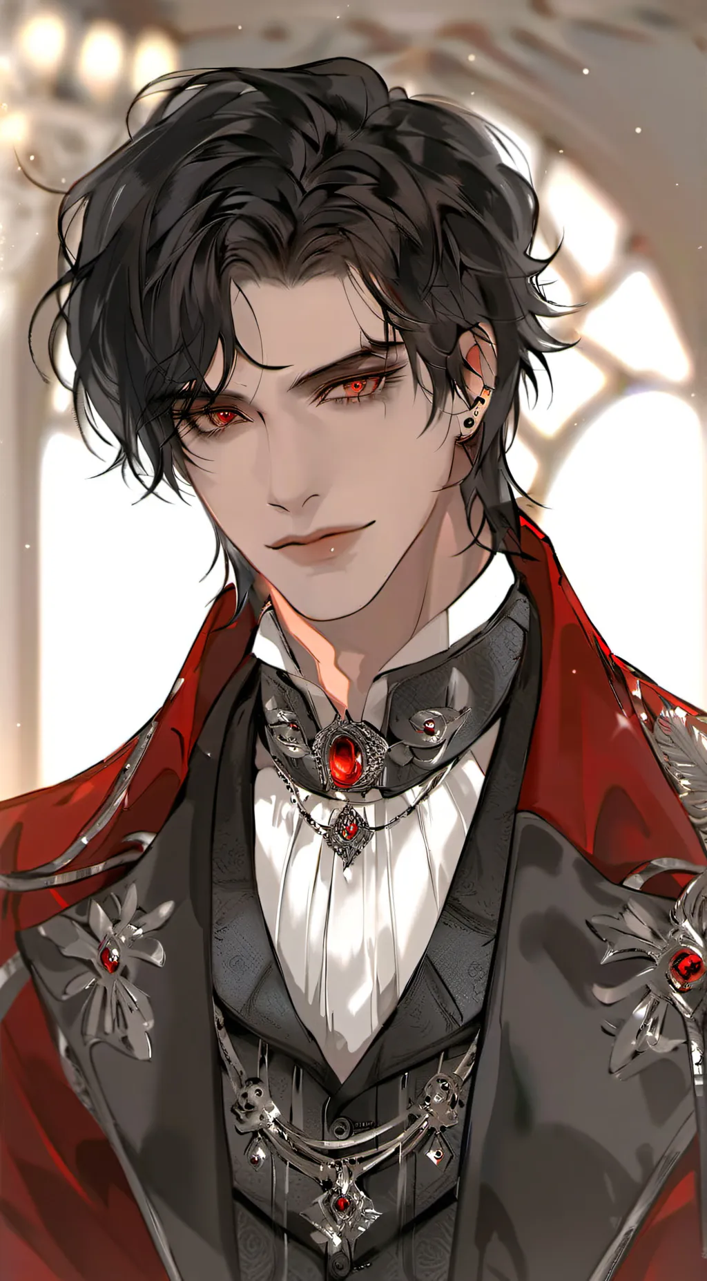 ai character: damian  background