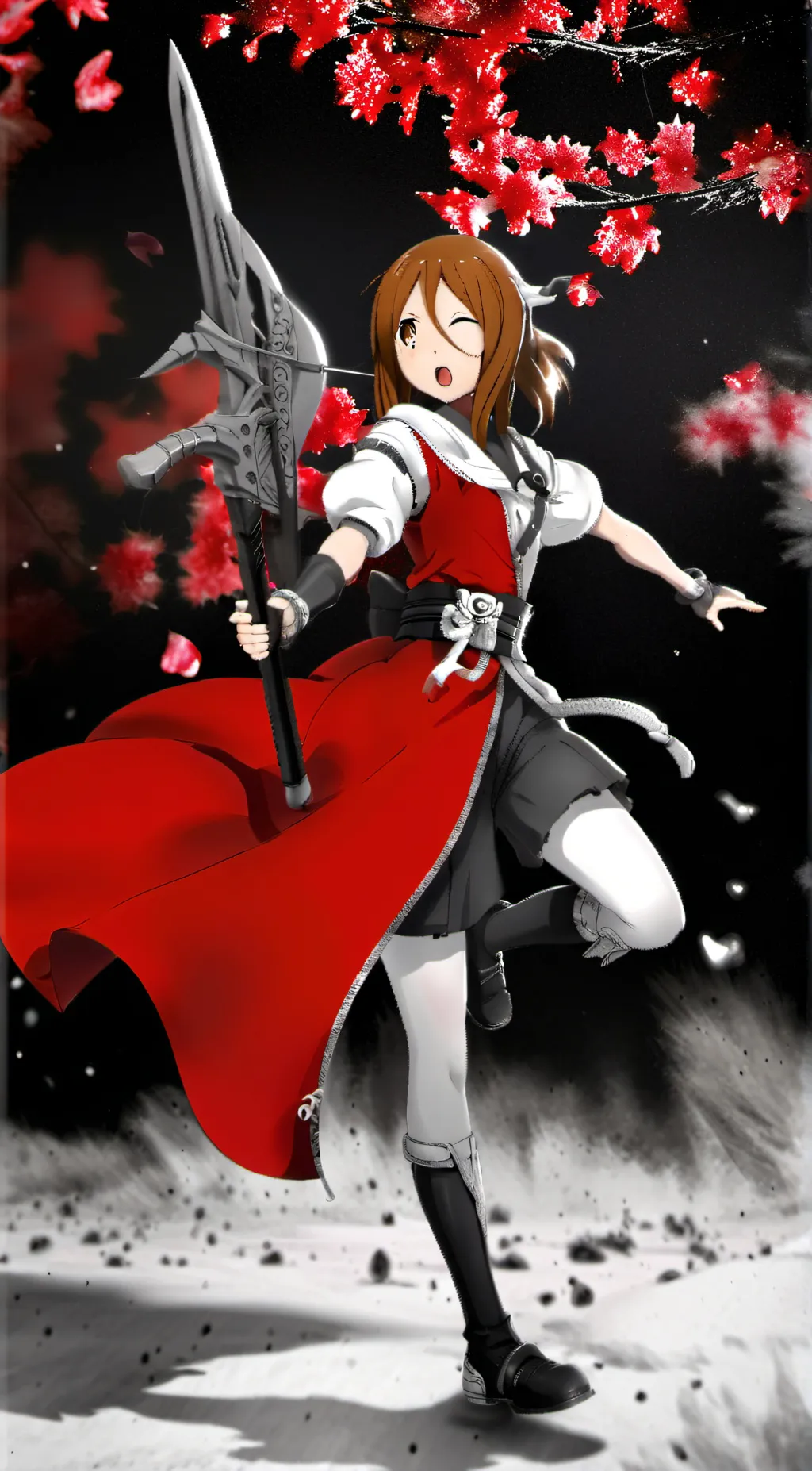 ai character: DATTEBAYO background