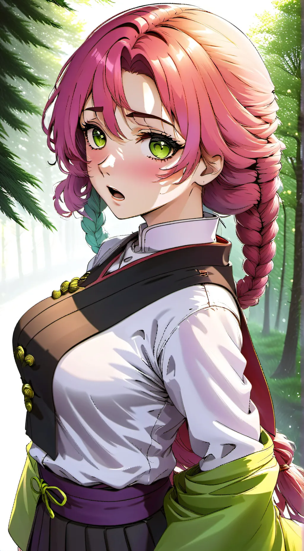 ai character: Mitsuri (19 years) background