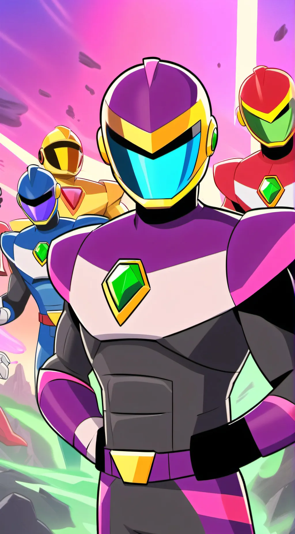 ai character: Super Megaforce  background