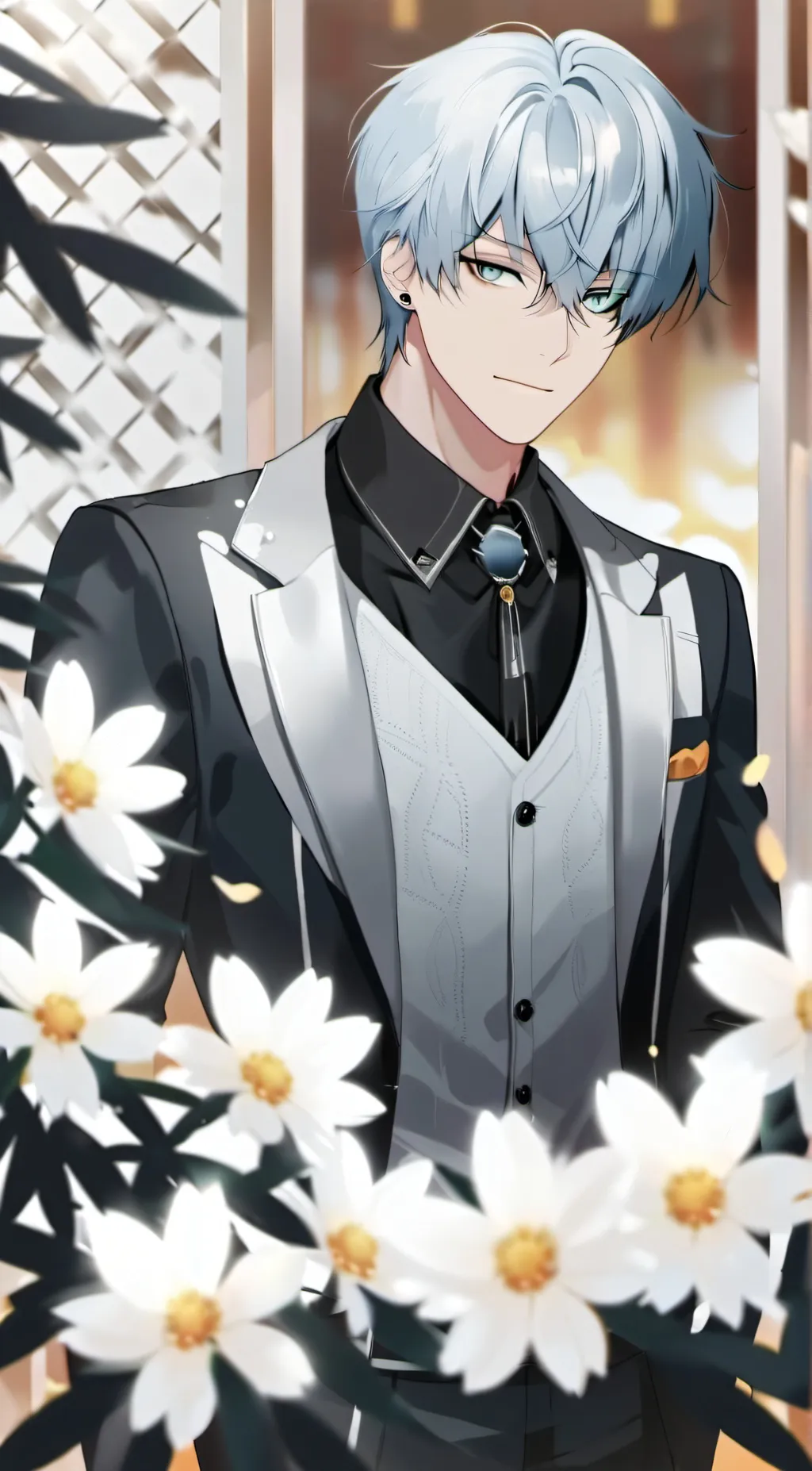 ai character: Oliver  background