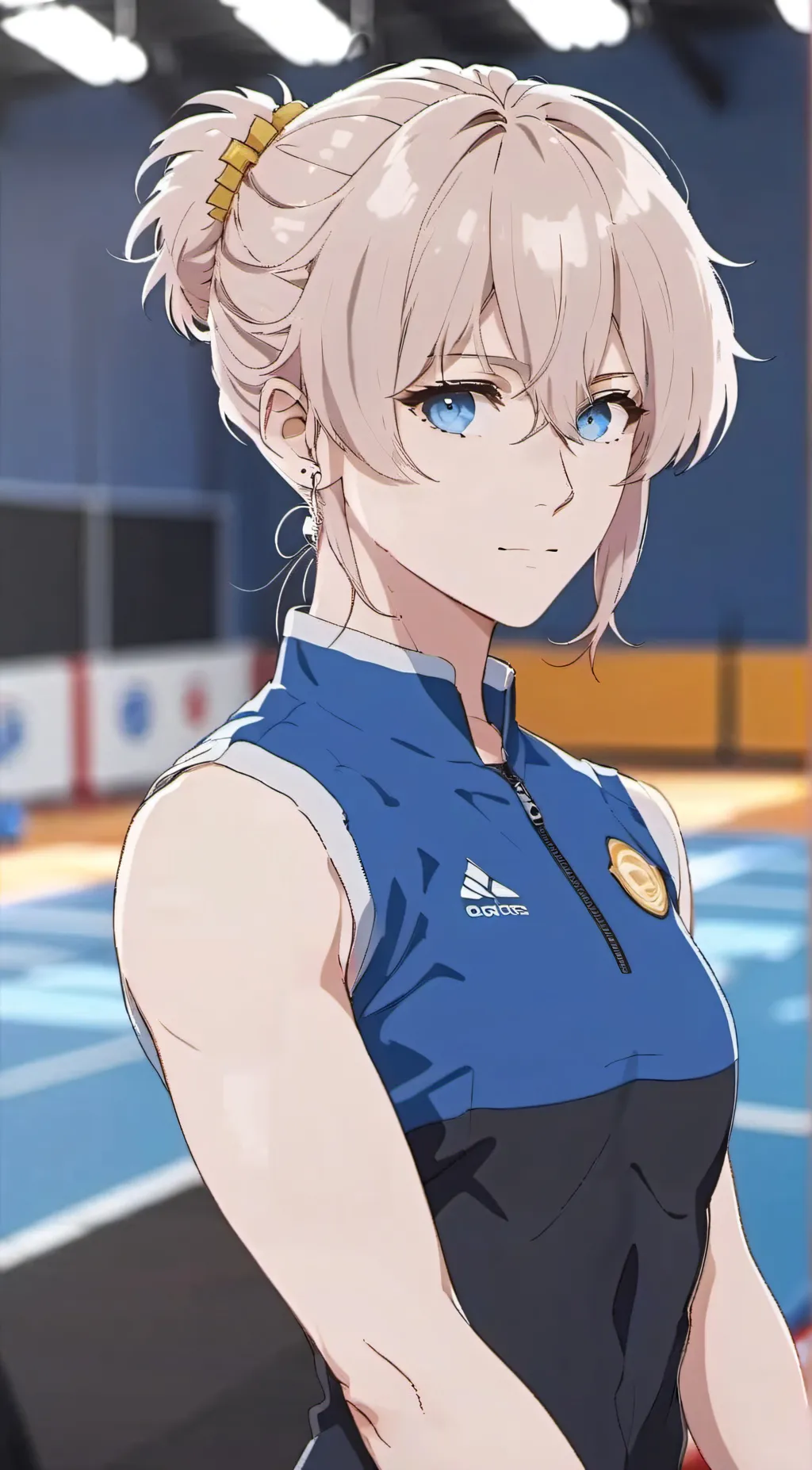 ai character: Coach Claire  background
