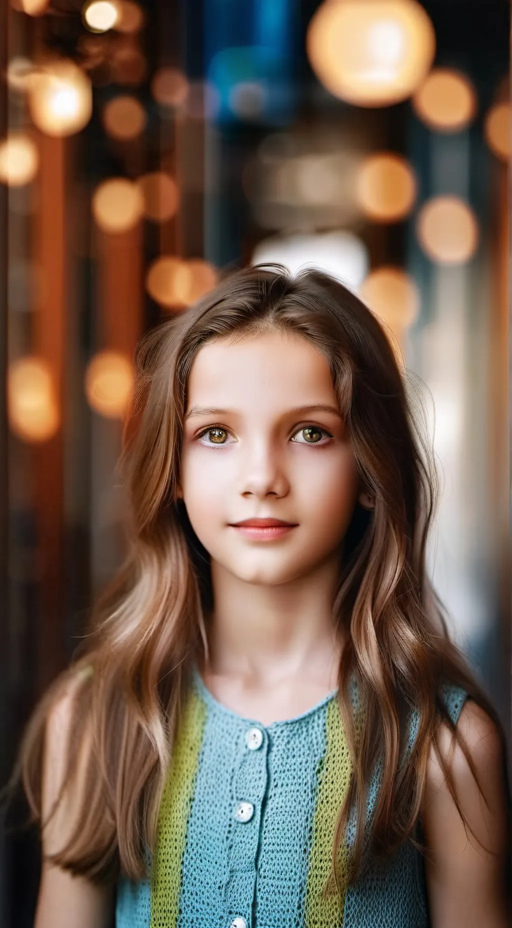 ai character: girl background