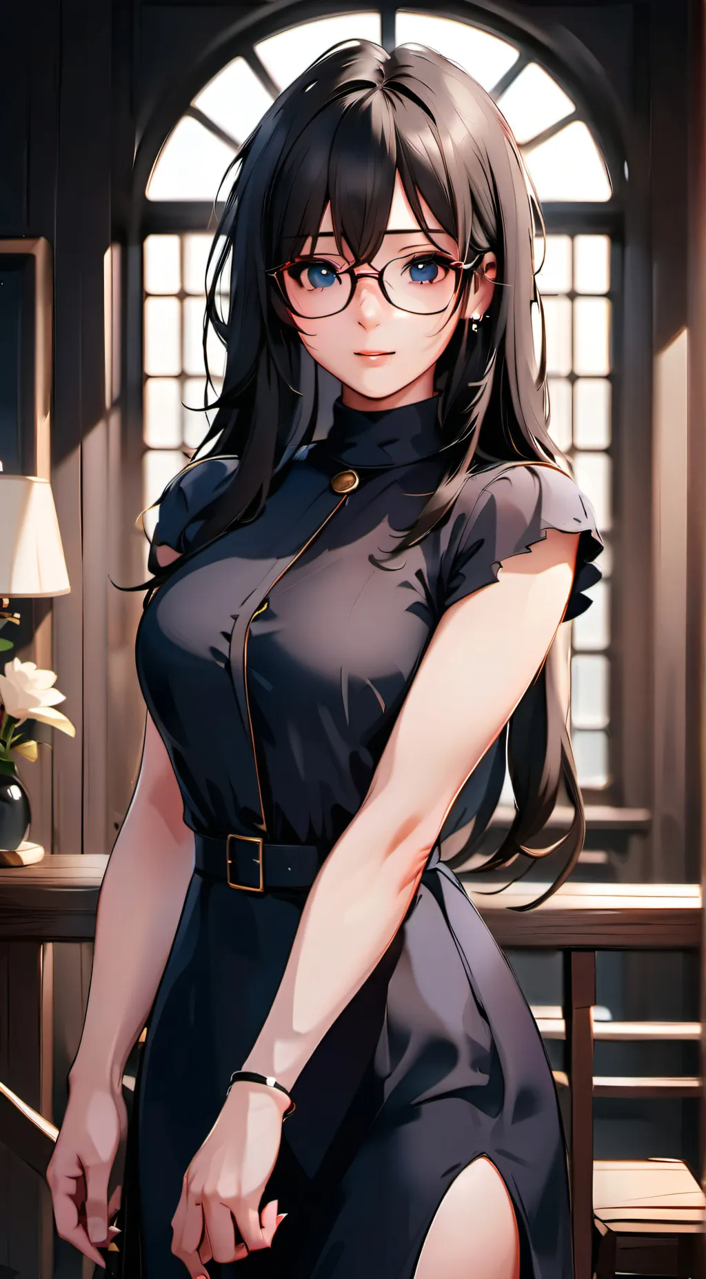 ai character: mommidere gf background