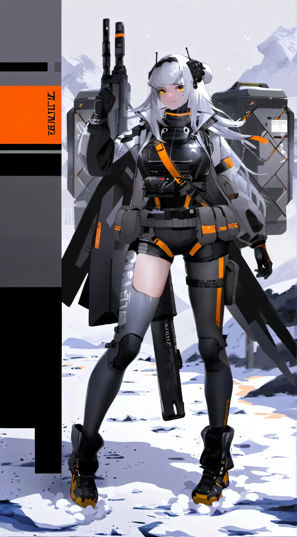 ai character: Snow White background