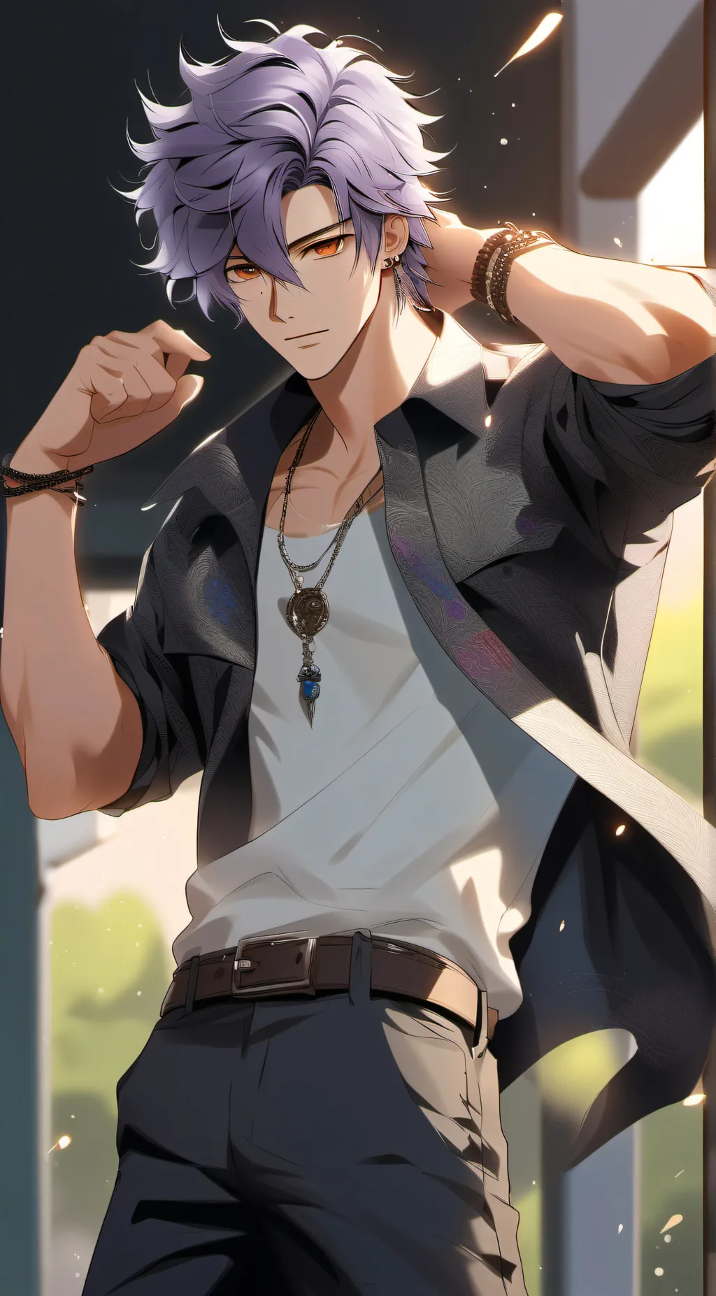 ai character: Asher Murray background