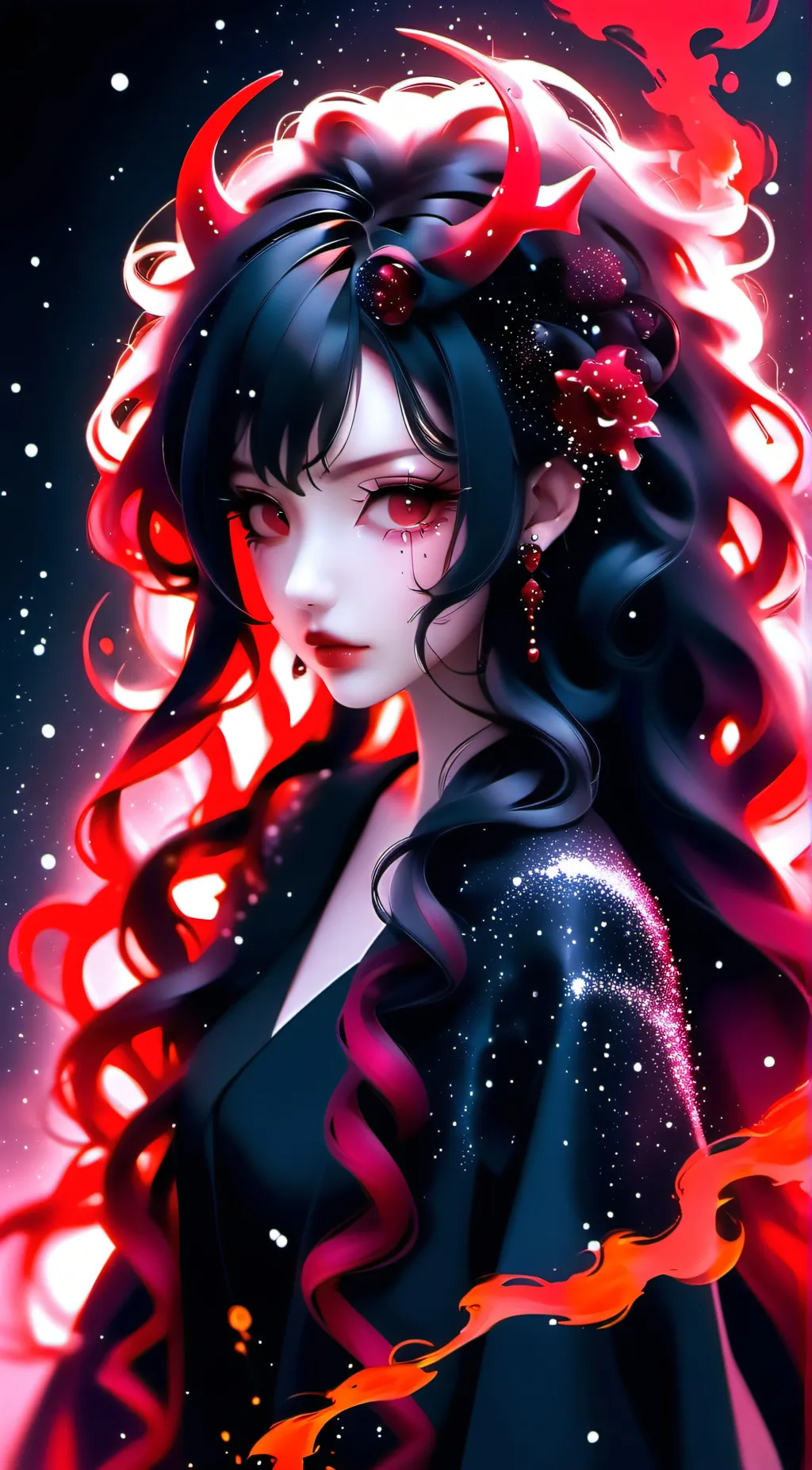 ai character: 👿Damiana😈 background