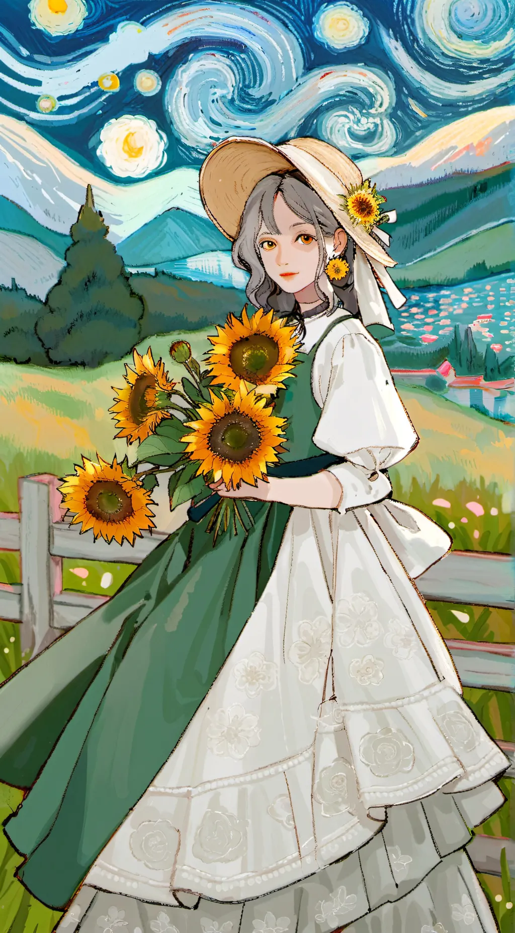ai character: hanako background